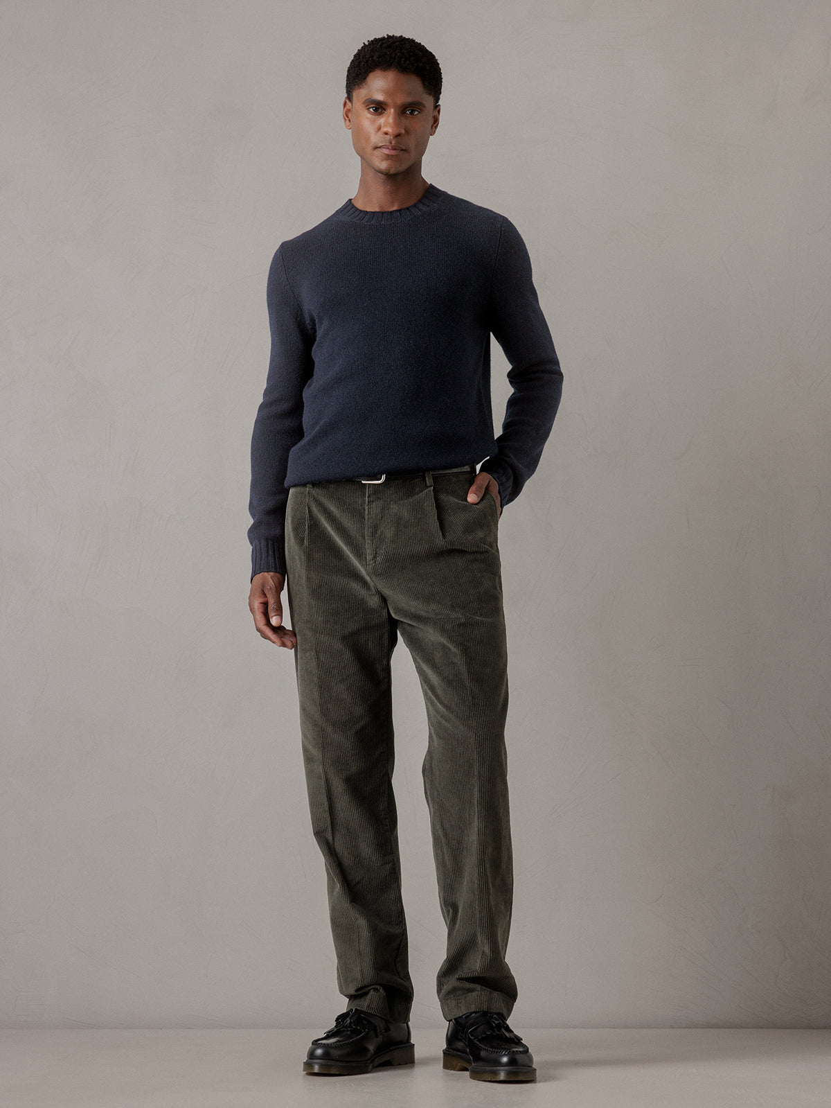 ALLUDE Pullover aus Schurwolle Herren (14 NAVY)