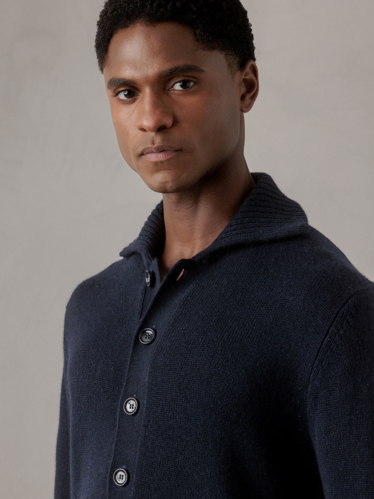 ALLUDE Strickjacke aus Schurwolle Herren (14 NAVY)