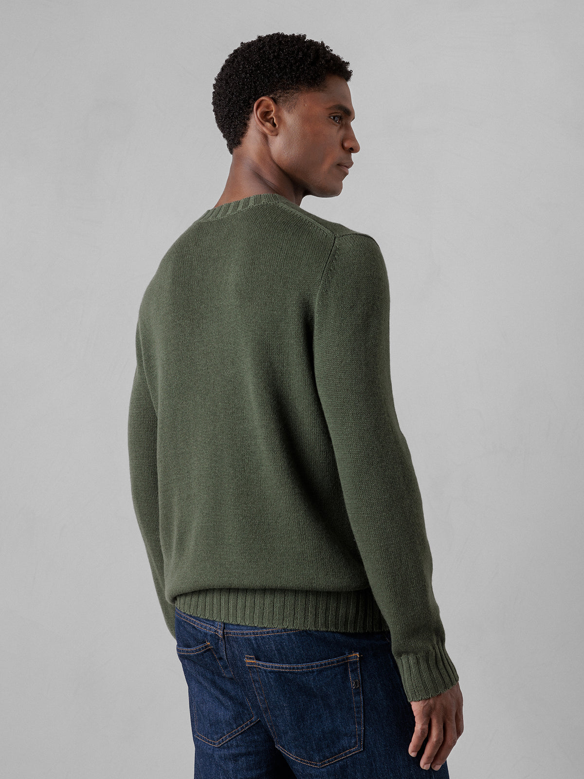 ALLUDE Pullover aus Schurwolle Herren (36 GRÜN)