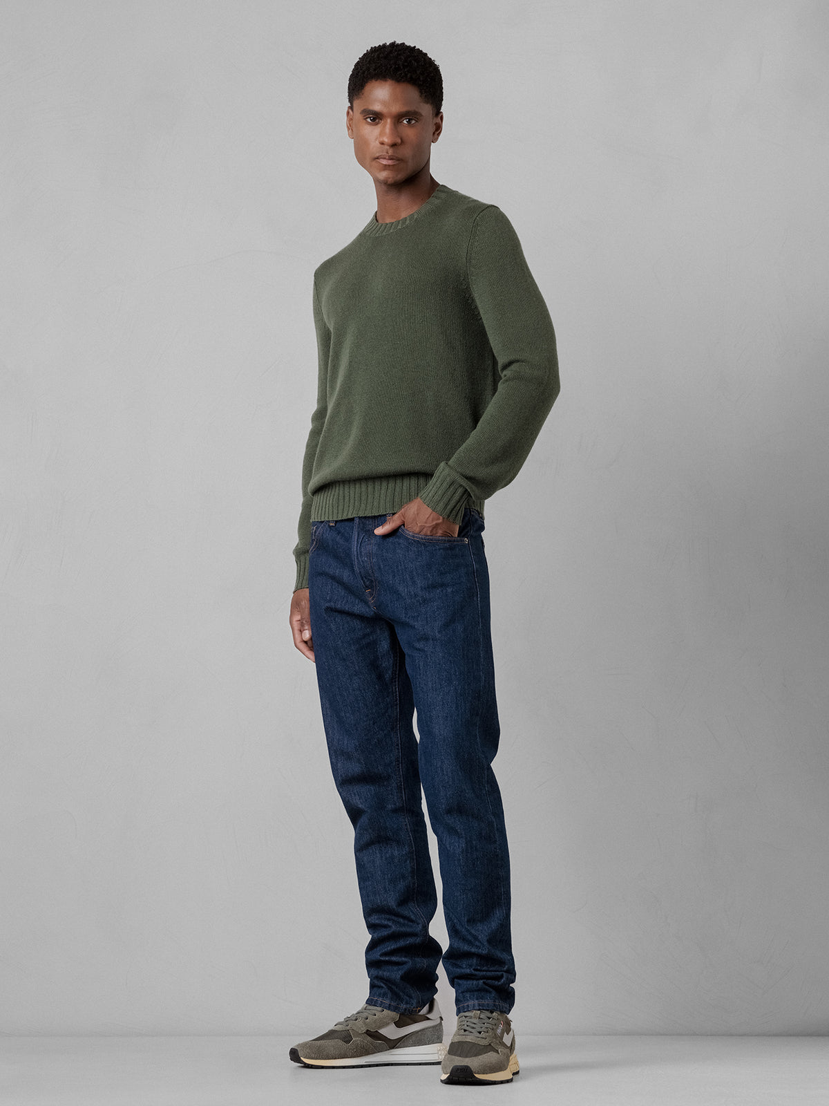 ALLUDE Pullover aus Schurwolle Herren (36 GRÜN)