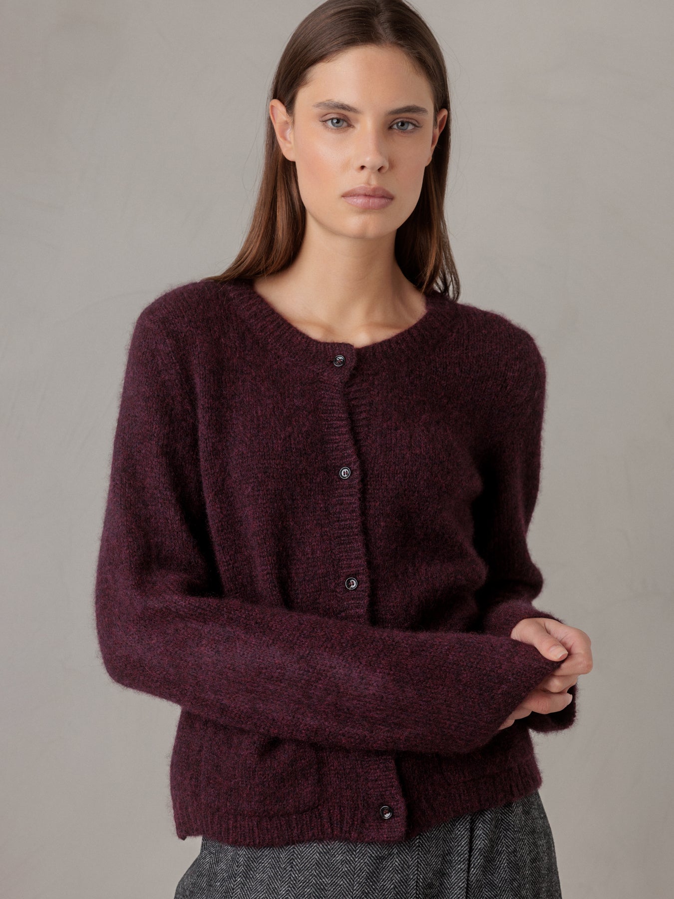 ALLUDE Strickjacke aus Cashmere Damen (68 WINE)