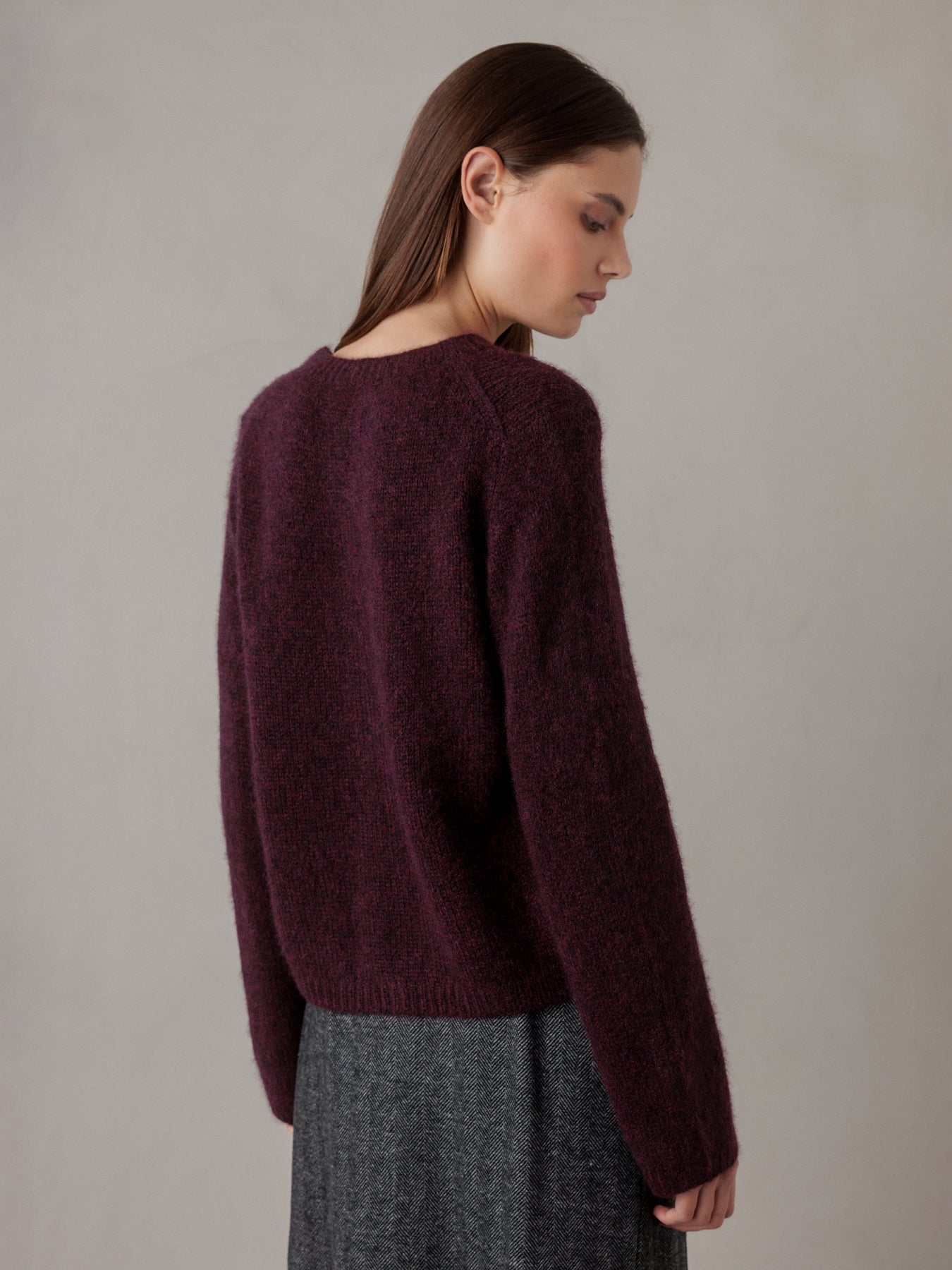 ALLUDE Strickjacke aus Cashmere Damen (68 WINE)