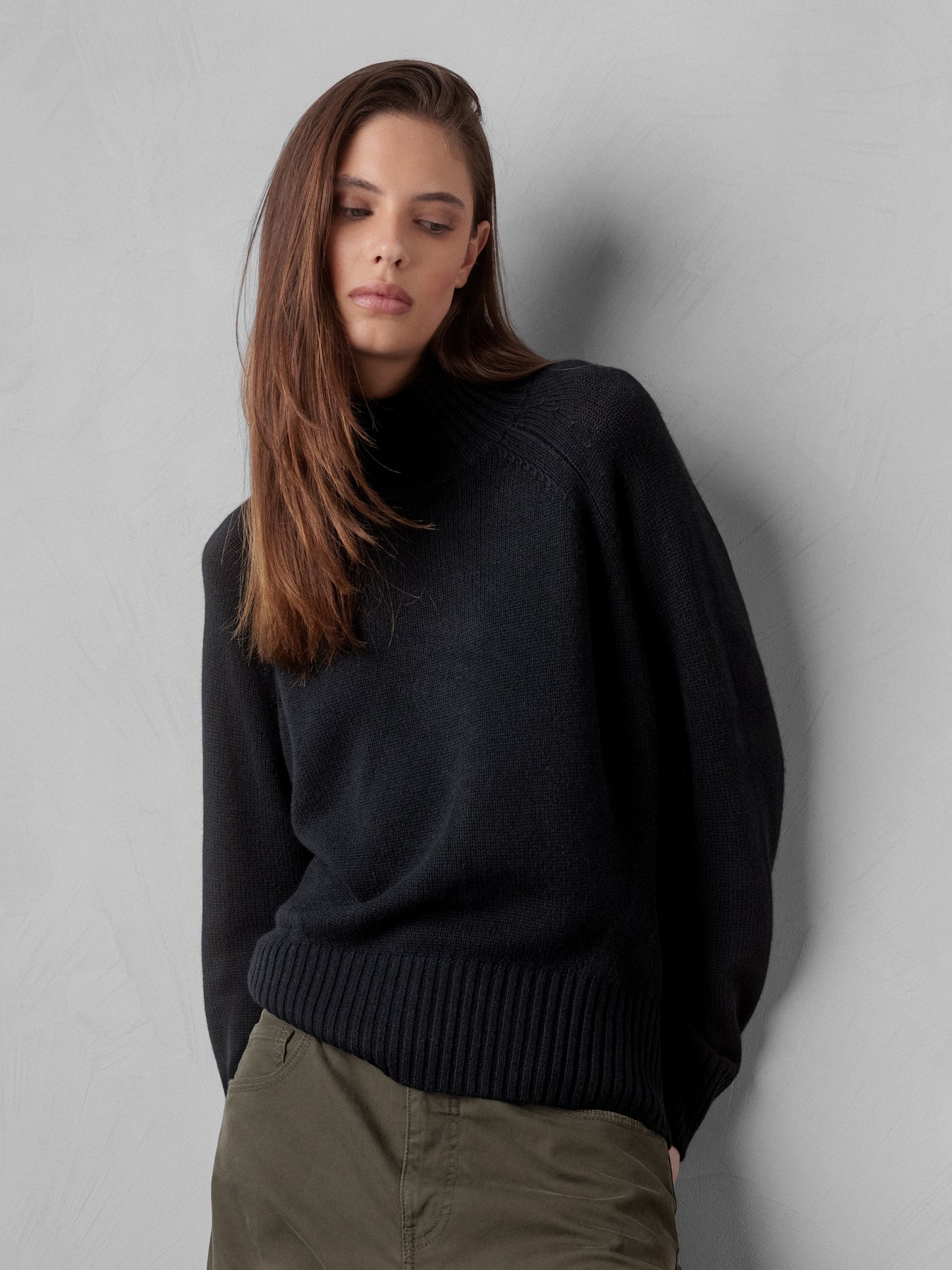 ALLUDE Pullover aus Schurwolle Damen (90 SCHWARZ)