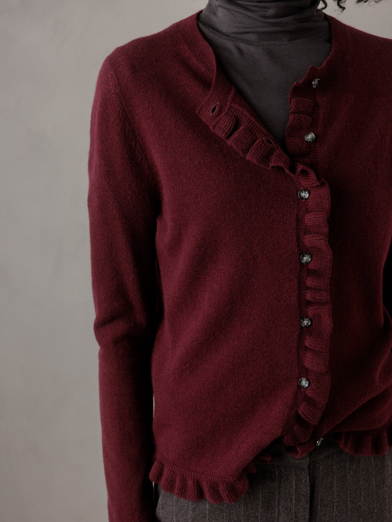 ALLUDE Strickjacke aus Schurwolle Damen (68 WINE)