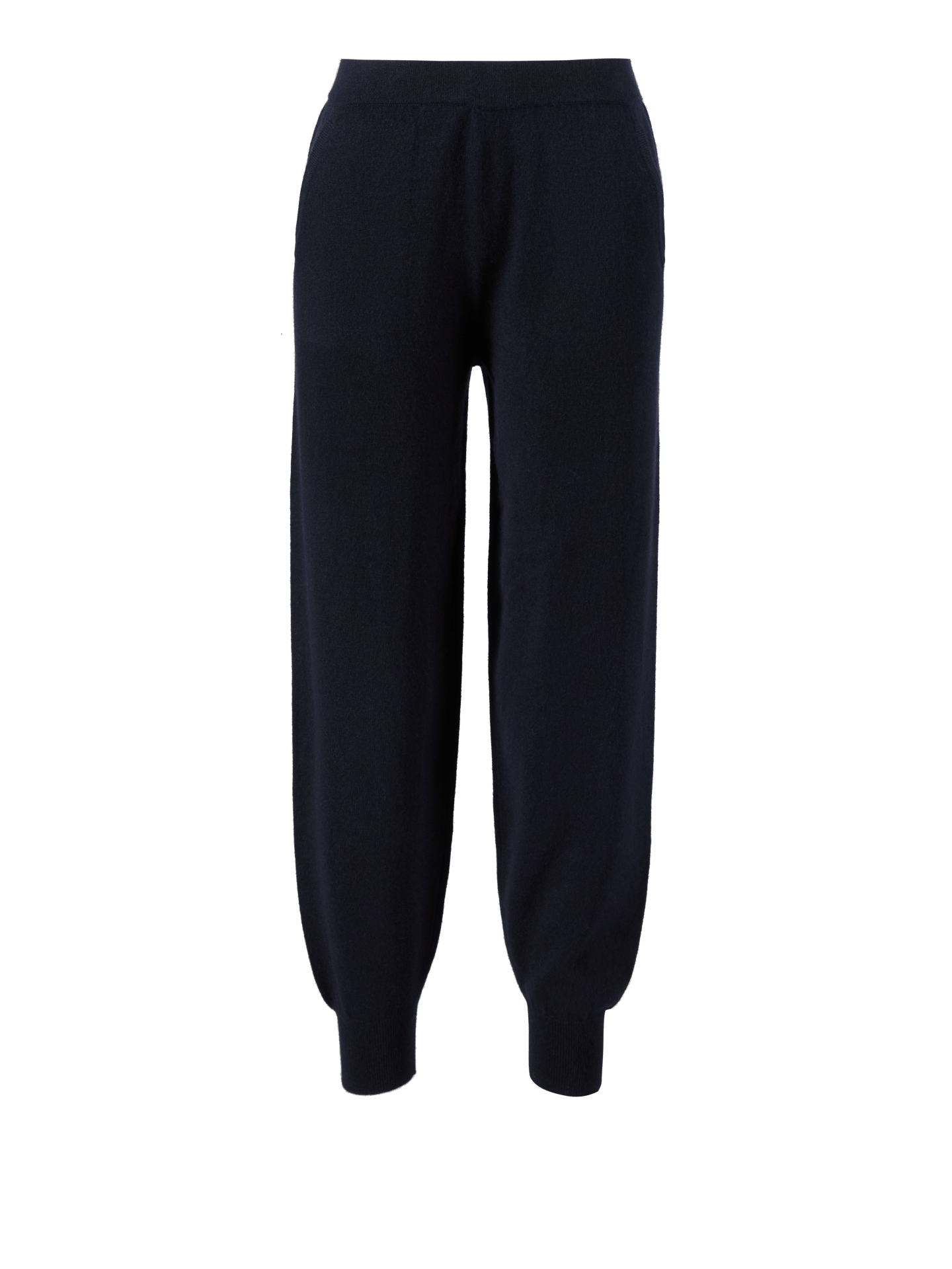 Cashmere-Strickhose Marineblau