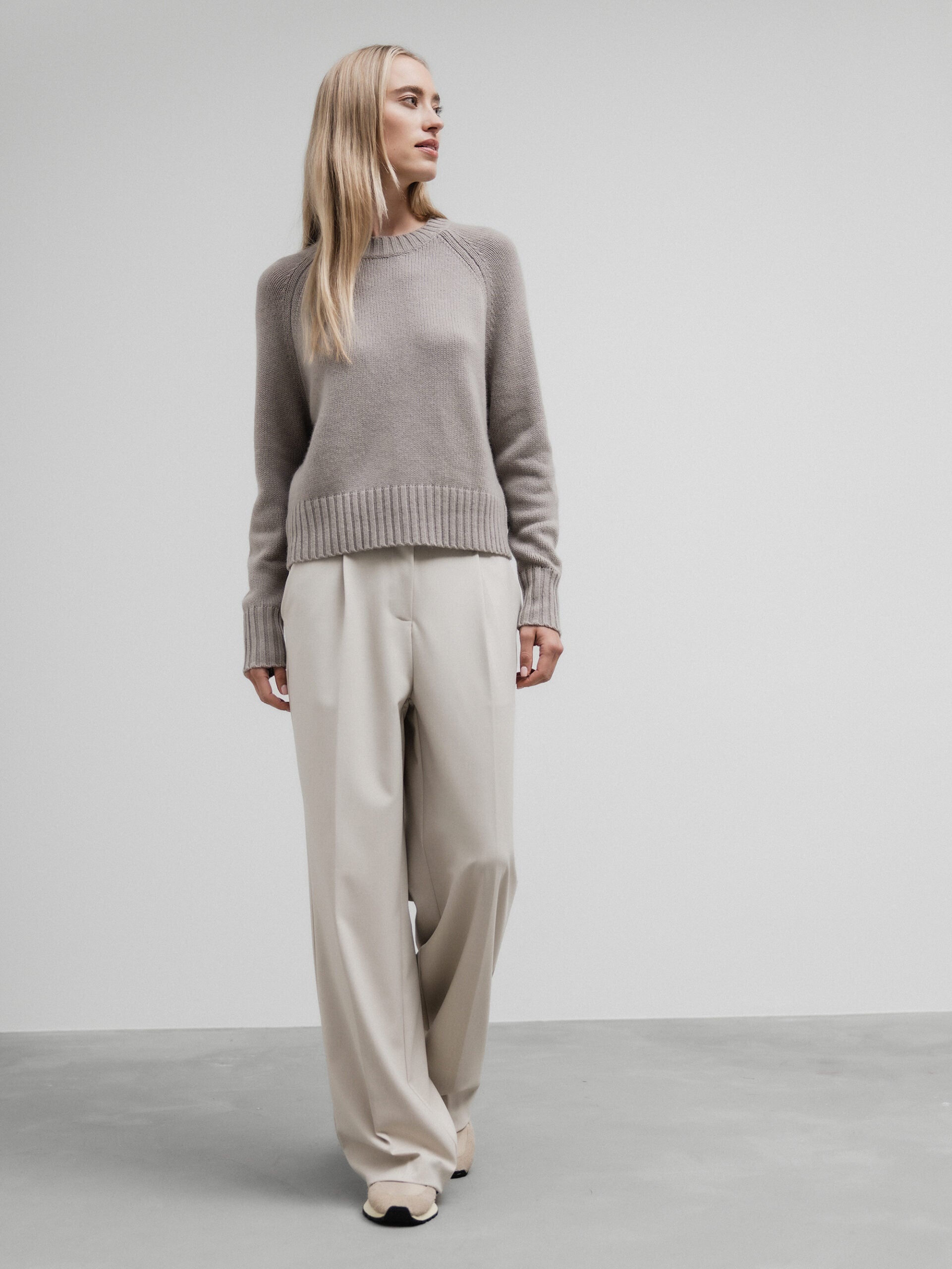 ALLUDE Pullover aus Schurwolle  Damen (85 TAUPE)