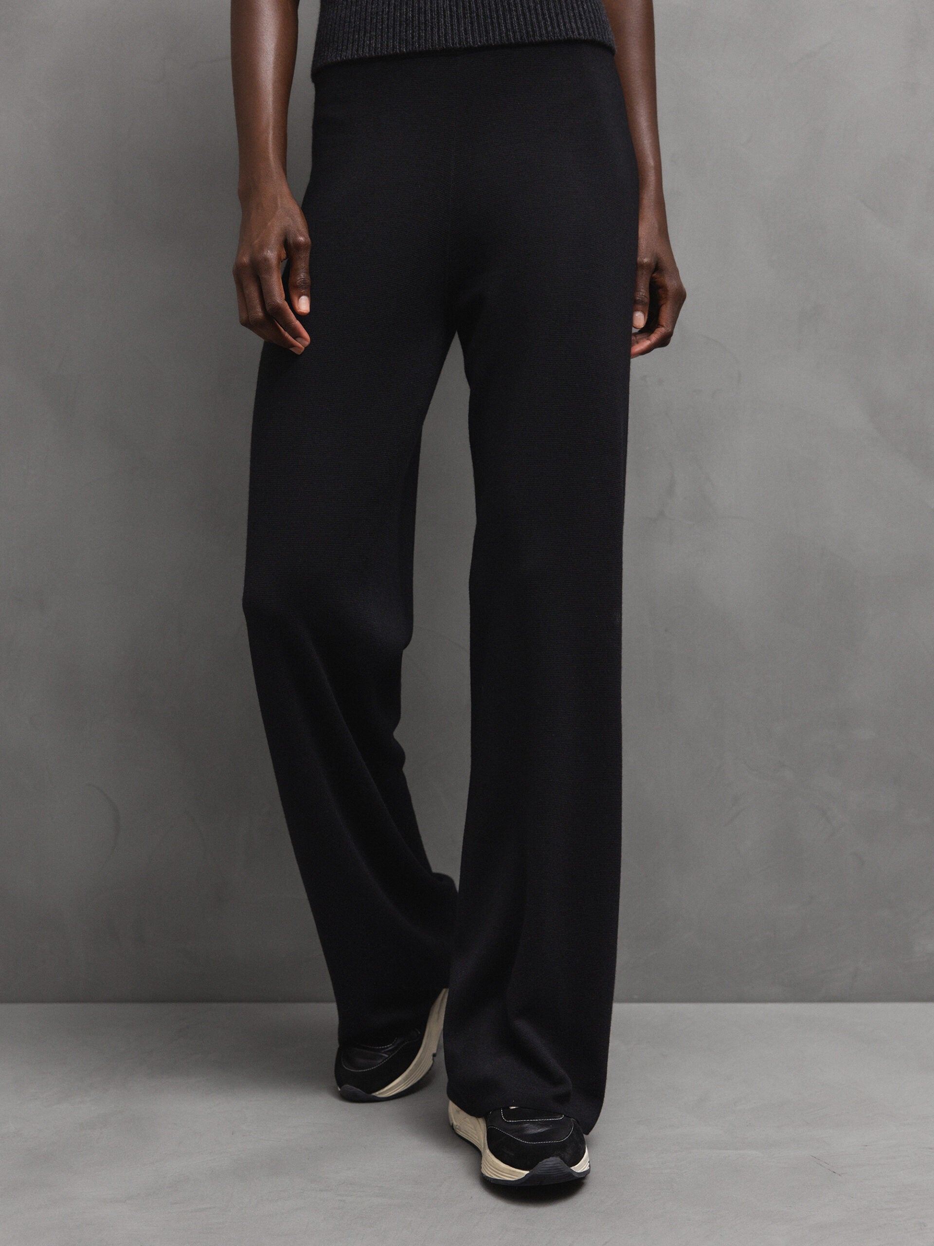 ALLUDE Hose aus Schurwolle Damen (90 SCHWARZ)