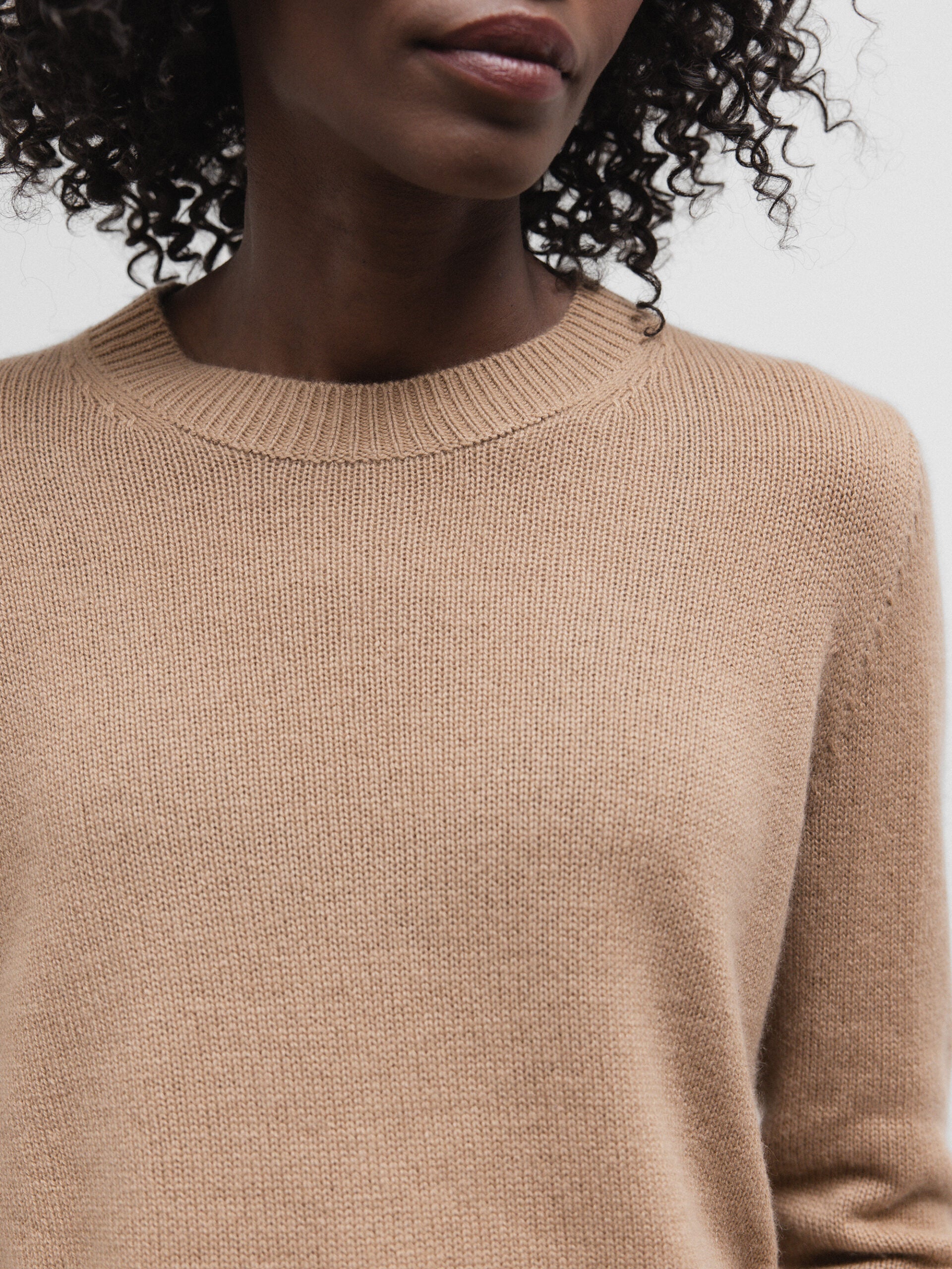 ALLUDE Pullover aus Cashmere Damen (43 CAMEL)