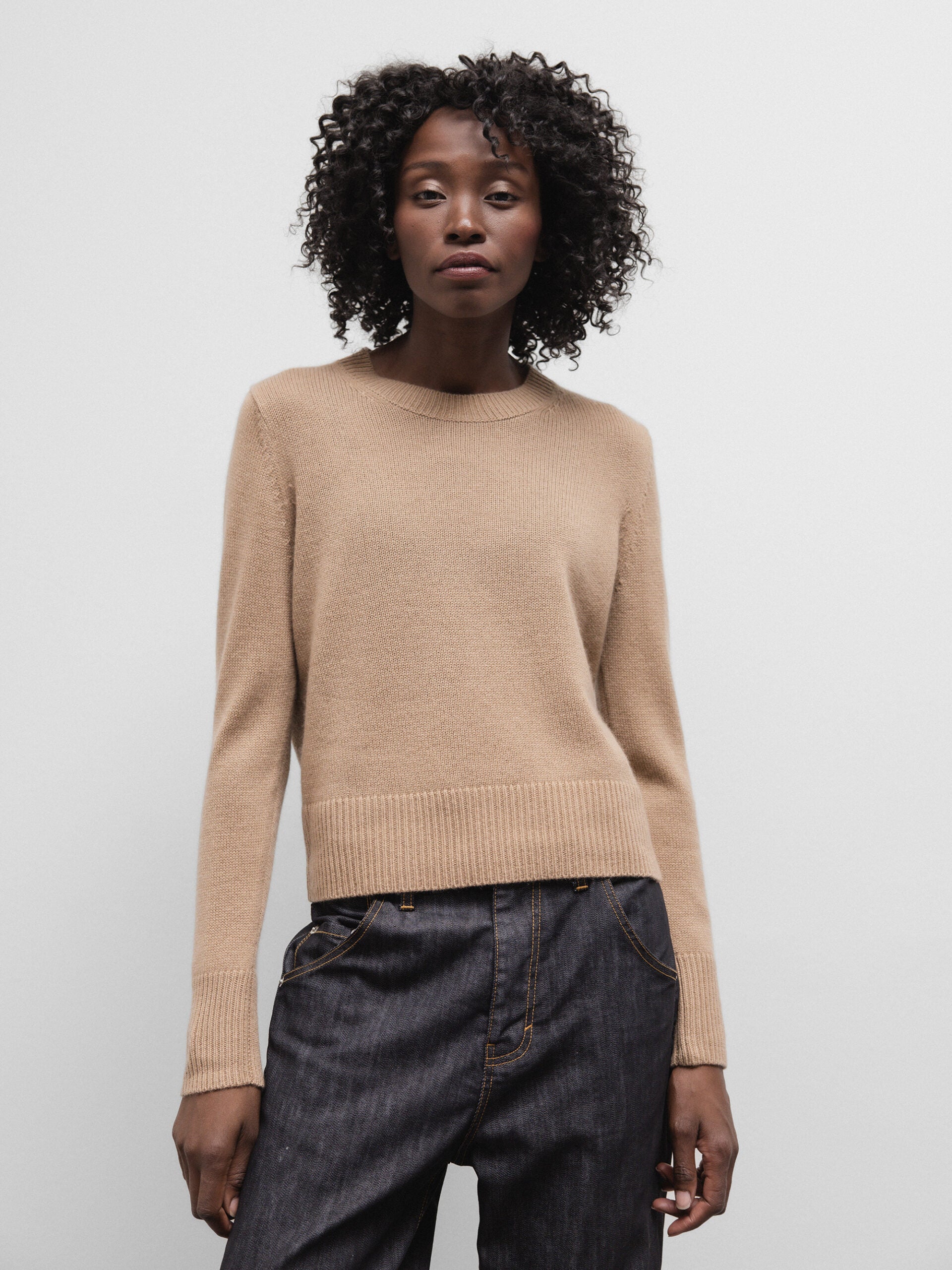 ALLUDE Pullover aus Cashmere Damen (43 CAMEL)