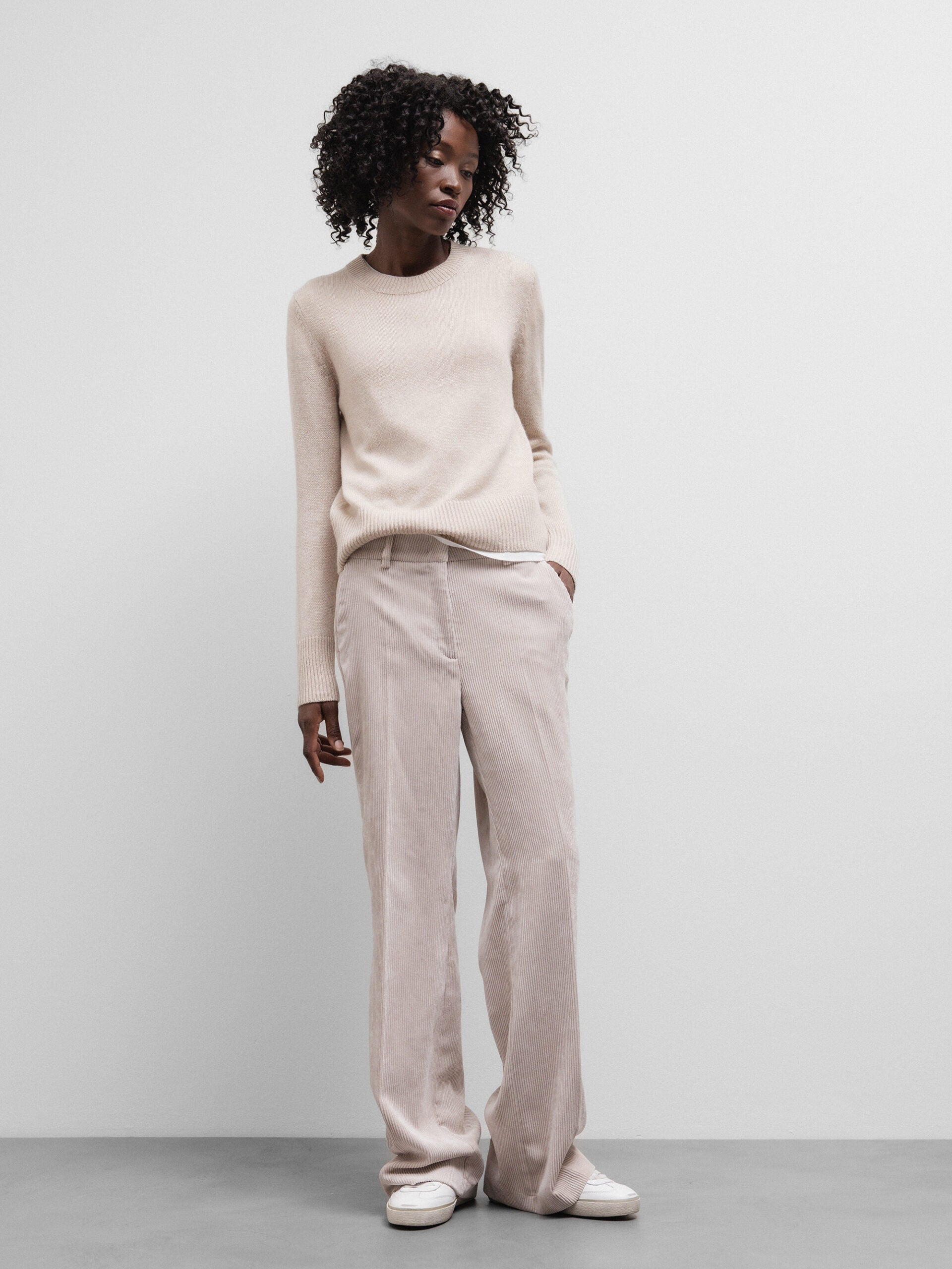 ALLUDE Pullover aus Cashmere Damen (48 BEIGE MEL)