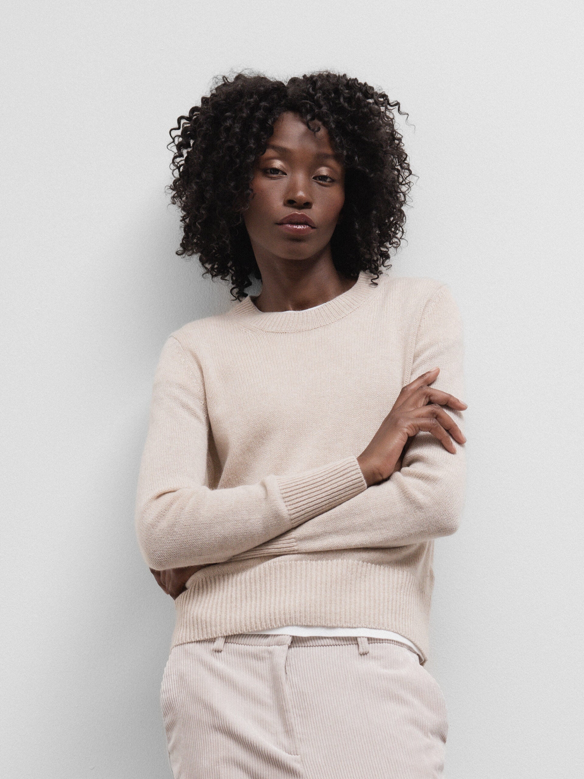 ALLUDE Pullover aus Cashmere Damen (48 BEIGE MEL)