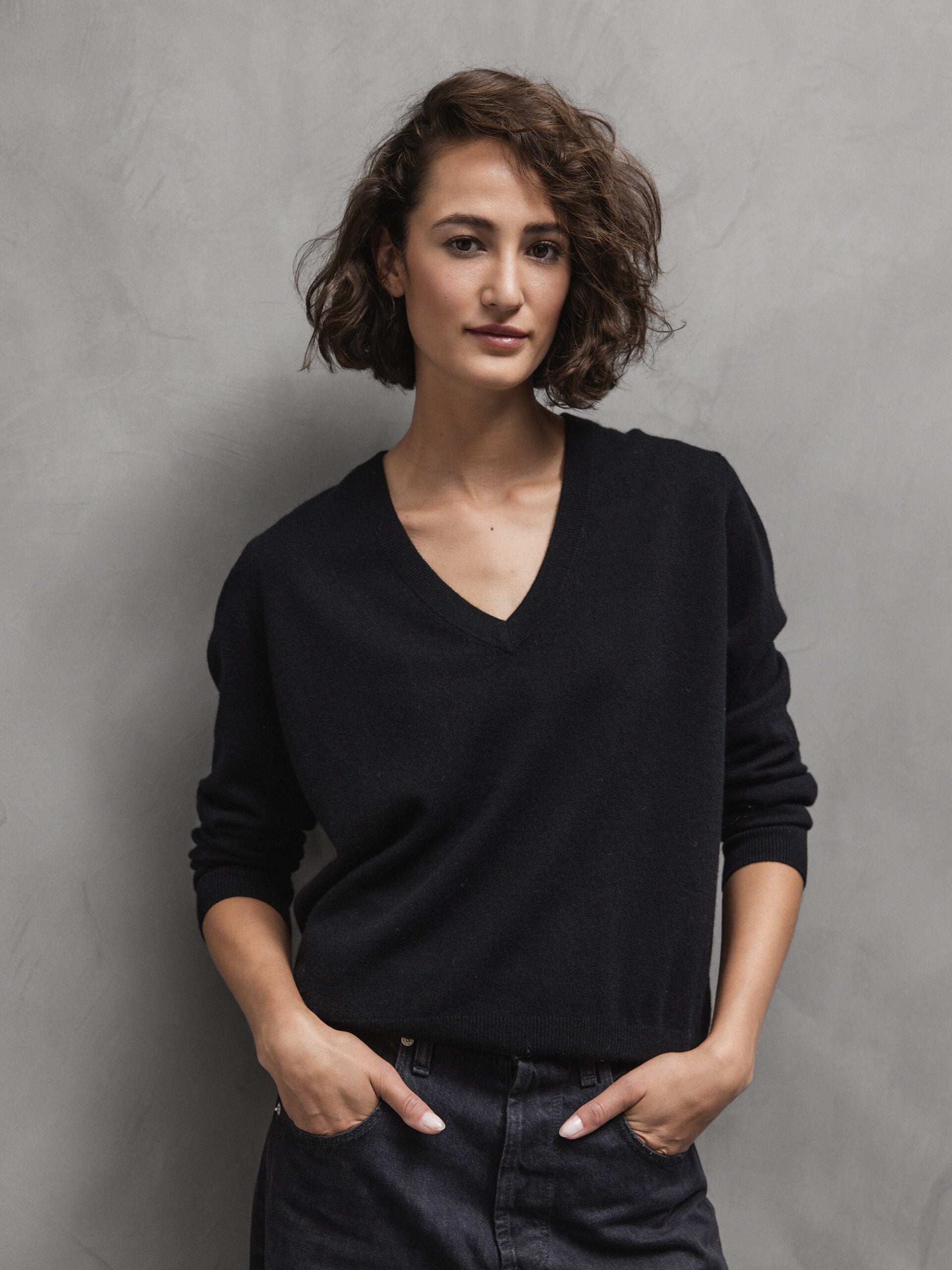 ALLUDE Feinstrickpullover aus Cashmere Damen (90 SCHWARZ)