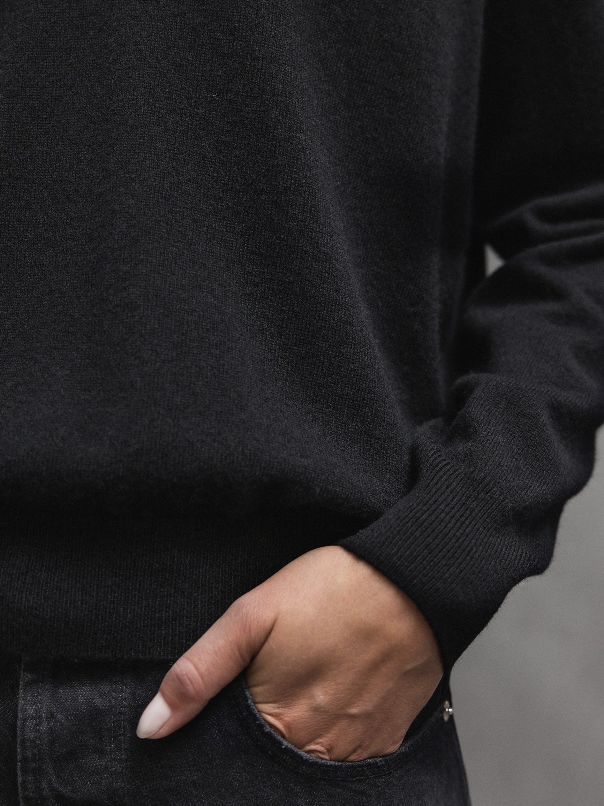 ALLUDE Feinstrickpullover aus Cashmere Damen (90 SCHWARZ)