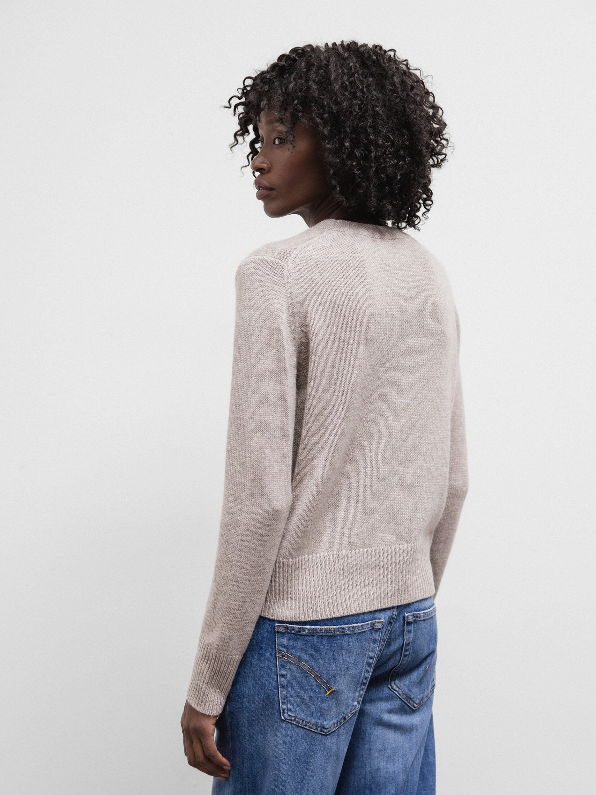 ALLUDE Pullover aus Cashmere Damen (46 TAUPE MEL)