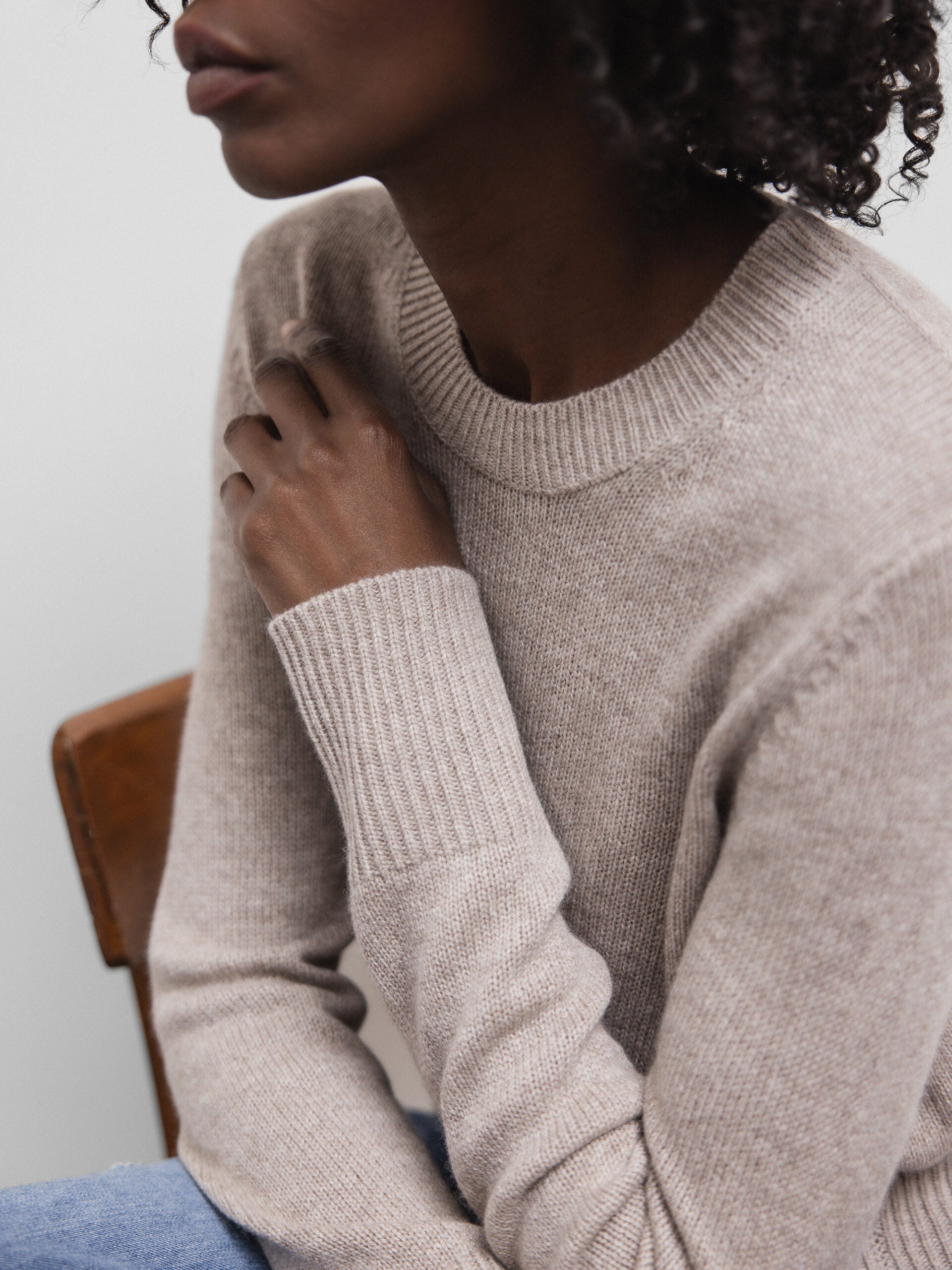 ALLUDE Pullover aus Cashmere Damen (46 TAUPE MEL)