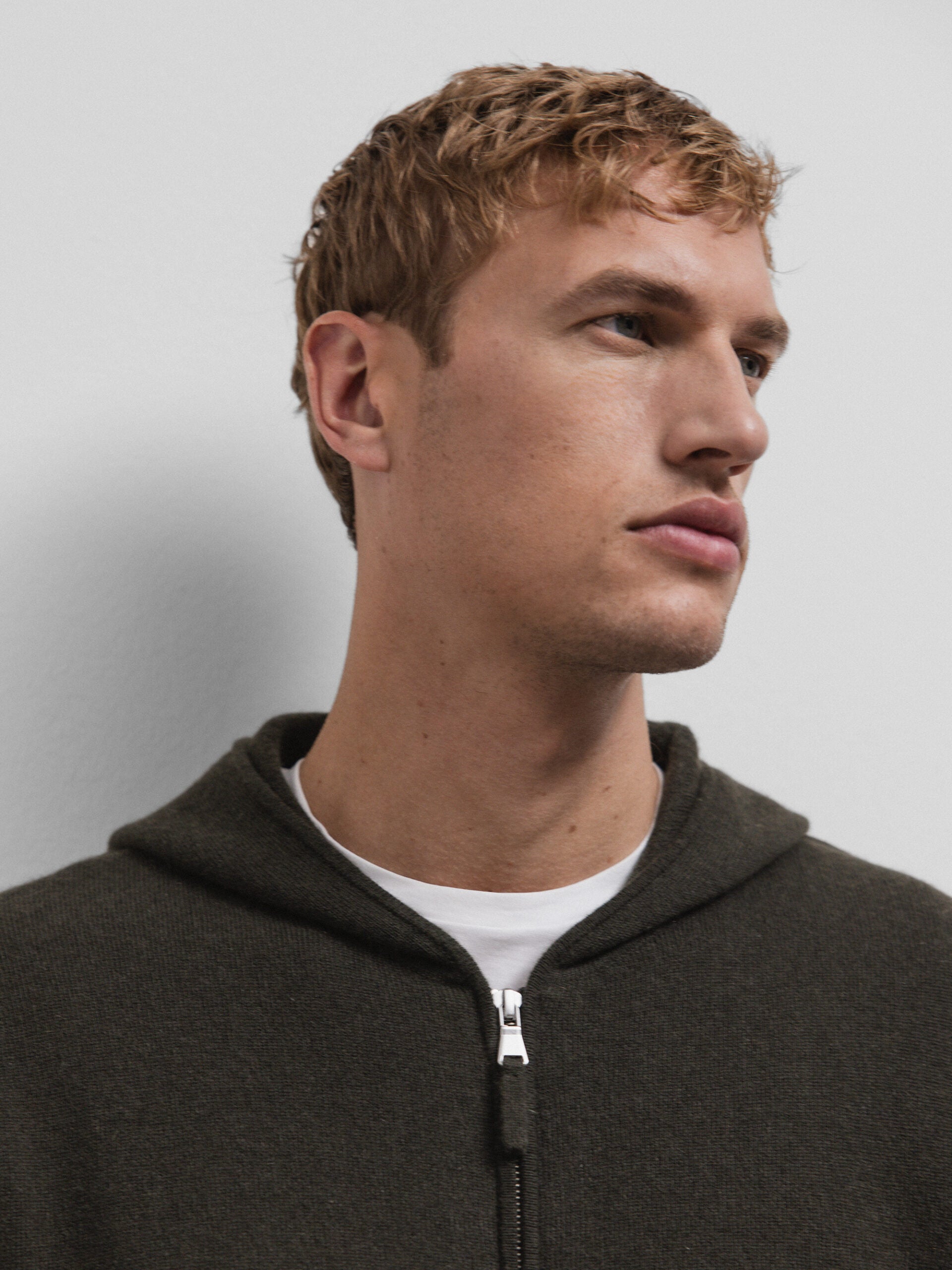 ALLUDE Strickjacke aus Cashmere Herren (38 OLIV)