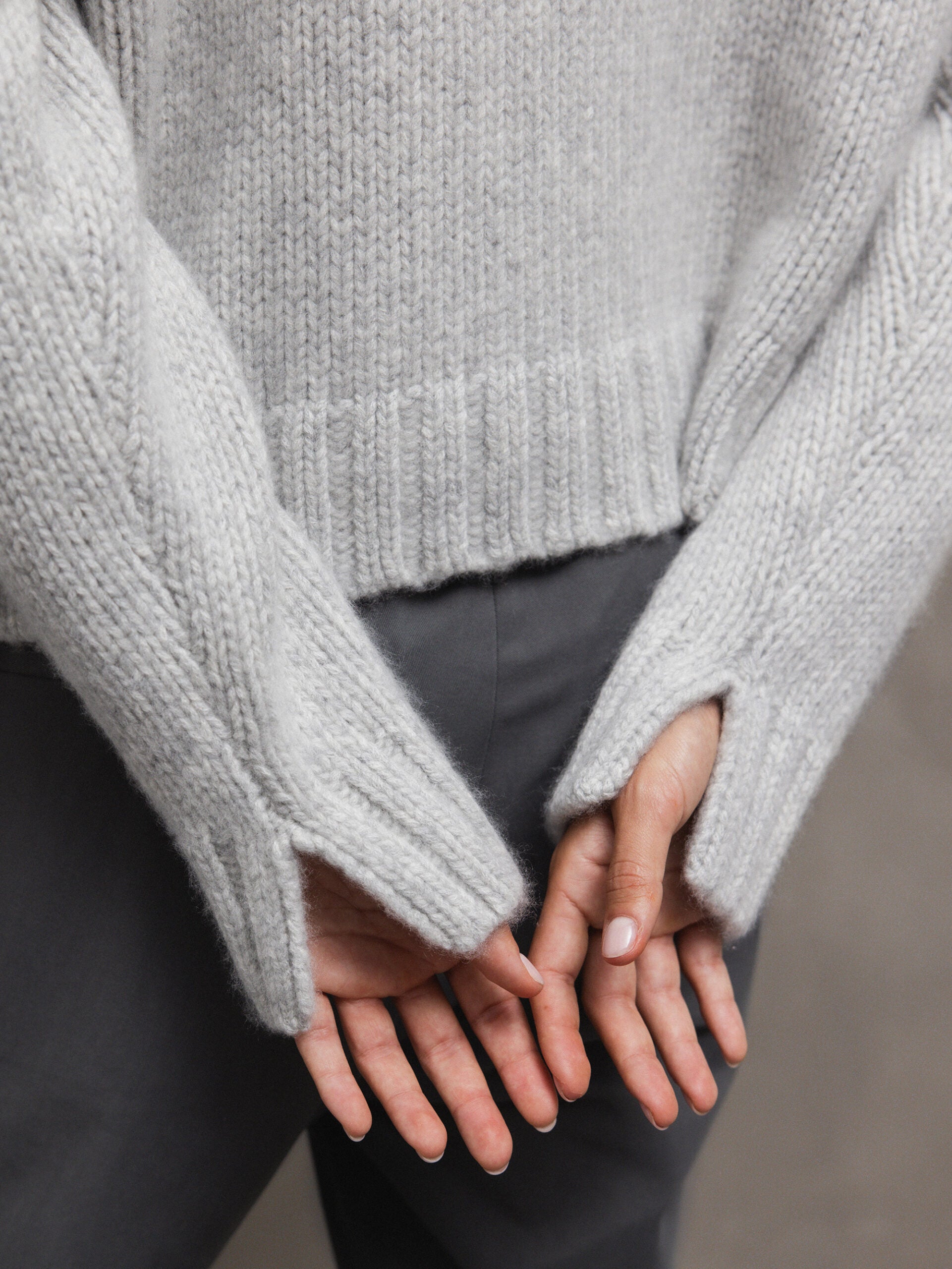 ALLUDE Pullover aus Cashmere Damen (81 SILBER MEL)