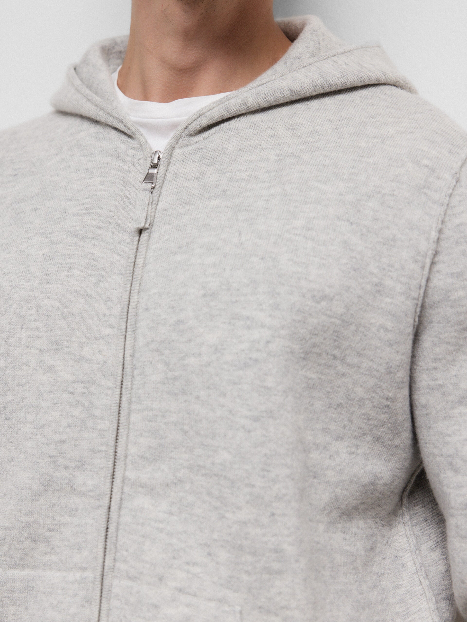 ALLUDE Strickjacke aus Cashmere Herren (81 GRAU MEL)