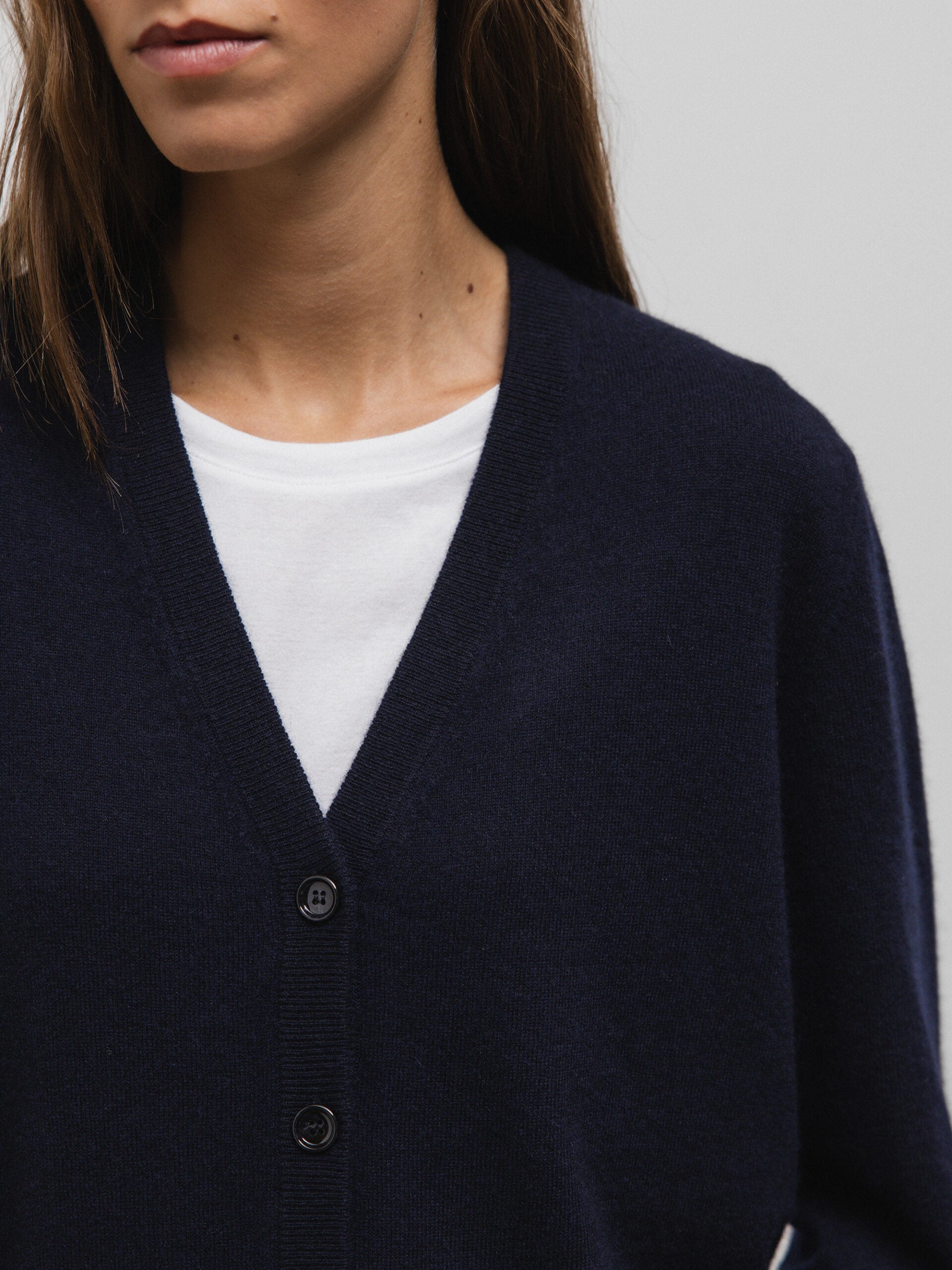 ALLUDE Strickjacke Damen (14 NAVY)