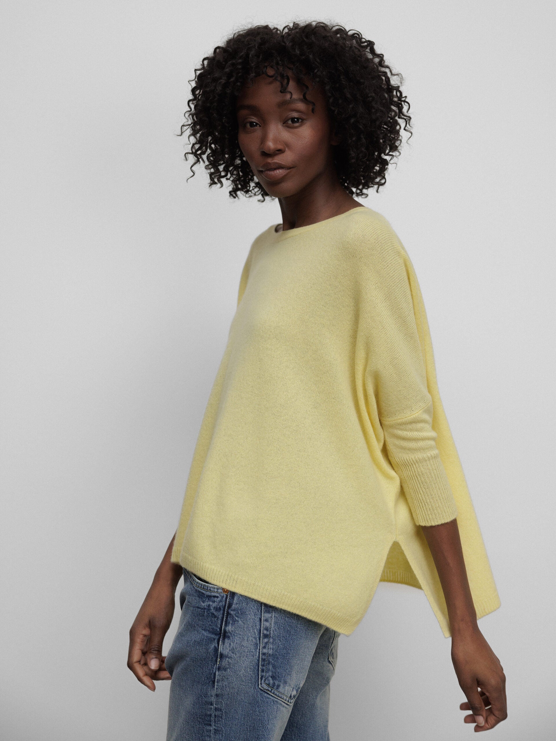 ALLUDE Pullover aus Cashmere Damen (21 GELB)