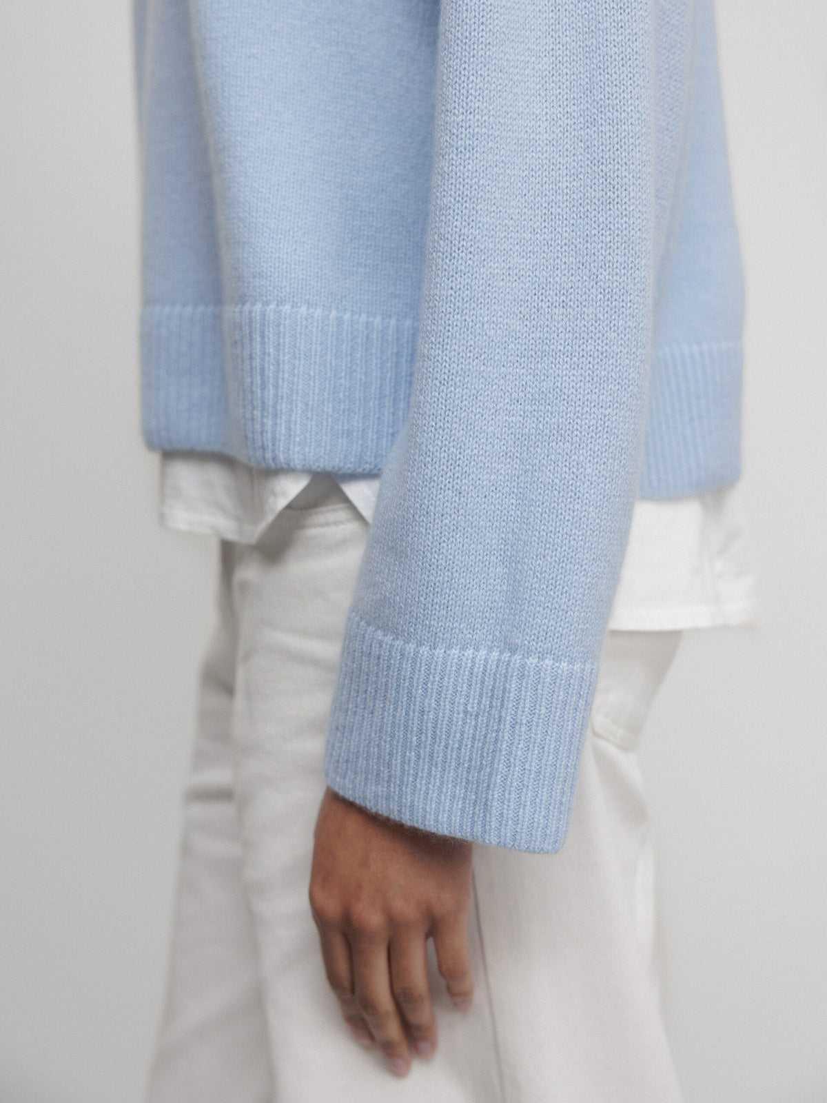 ALLUDE Pullover aus Cashmere Damen (11 SKY BLUE)