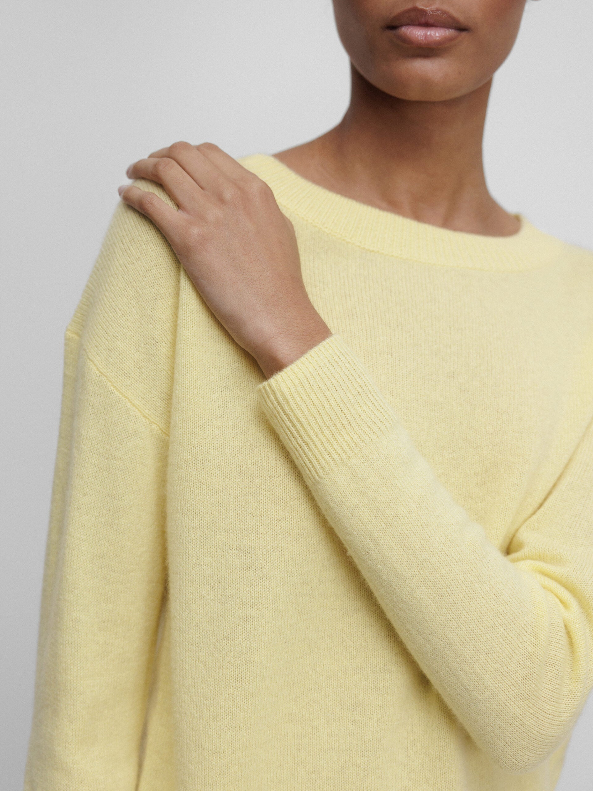 ALLUDE Pullover aus Cashmere Damen (21 GELB)