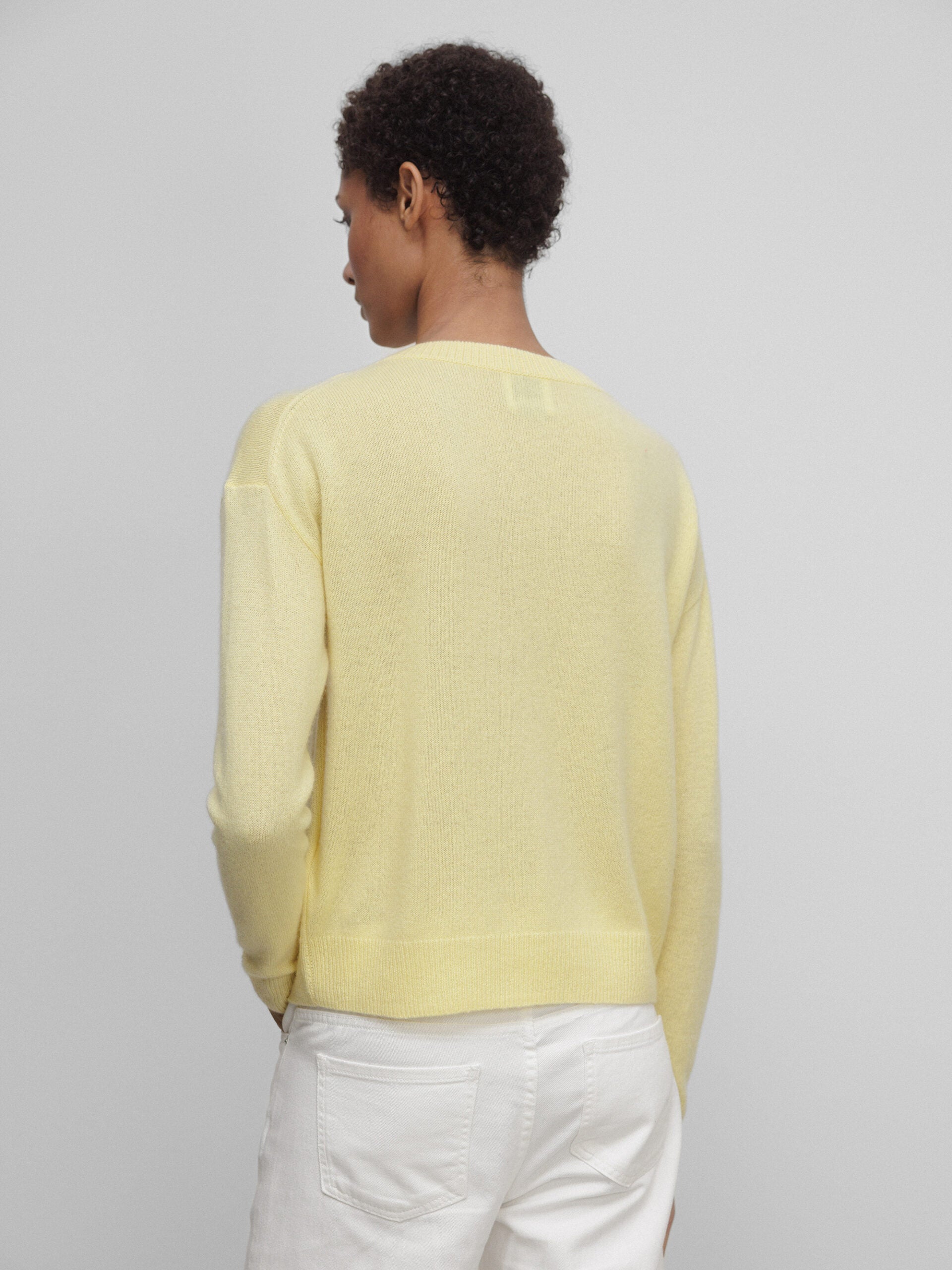 ALLUDE Pullover aus Cashmere Damen (21 GELB)