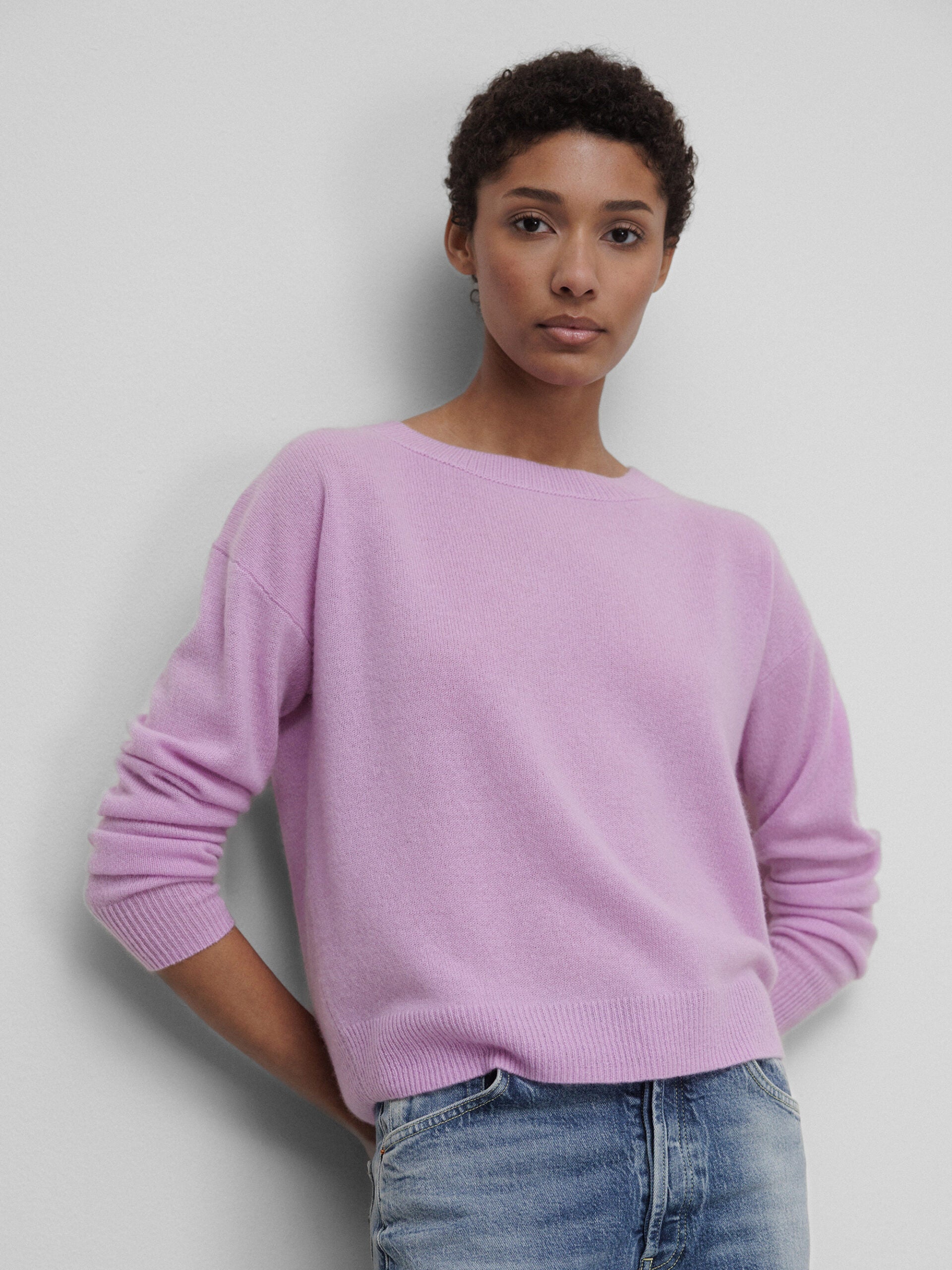 ALLUDE Pullover aus Cashmere Damen (70 FLIEDER)