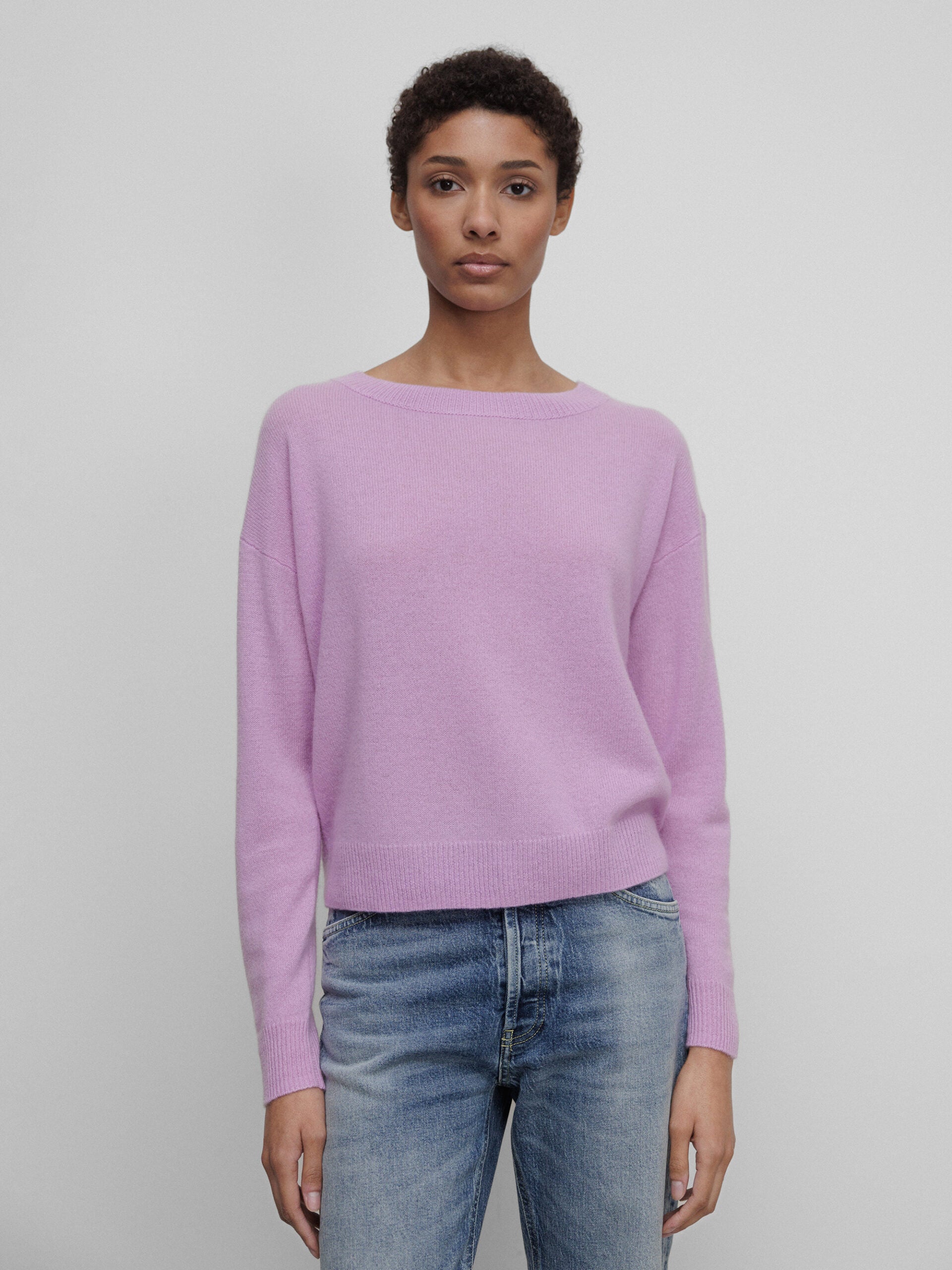 ALLUDE Pullover aus Cashmere Damen (70 FLIEDER)