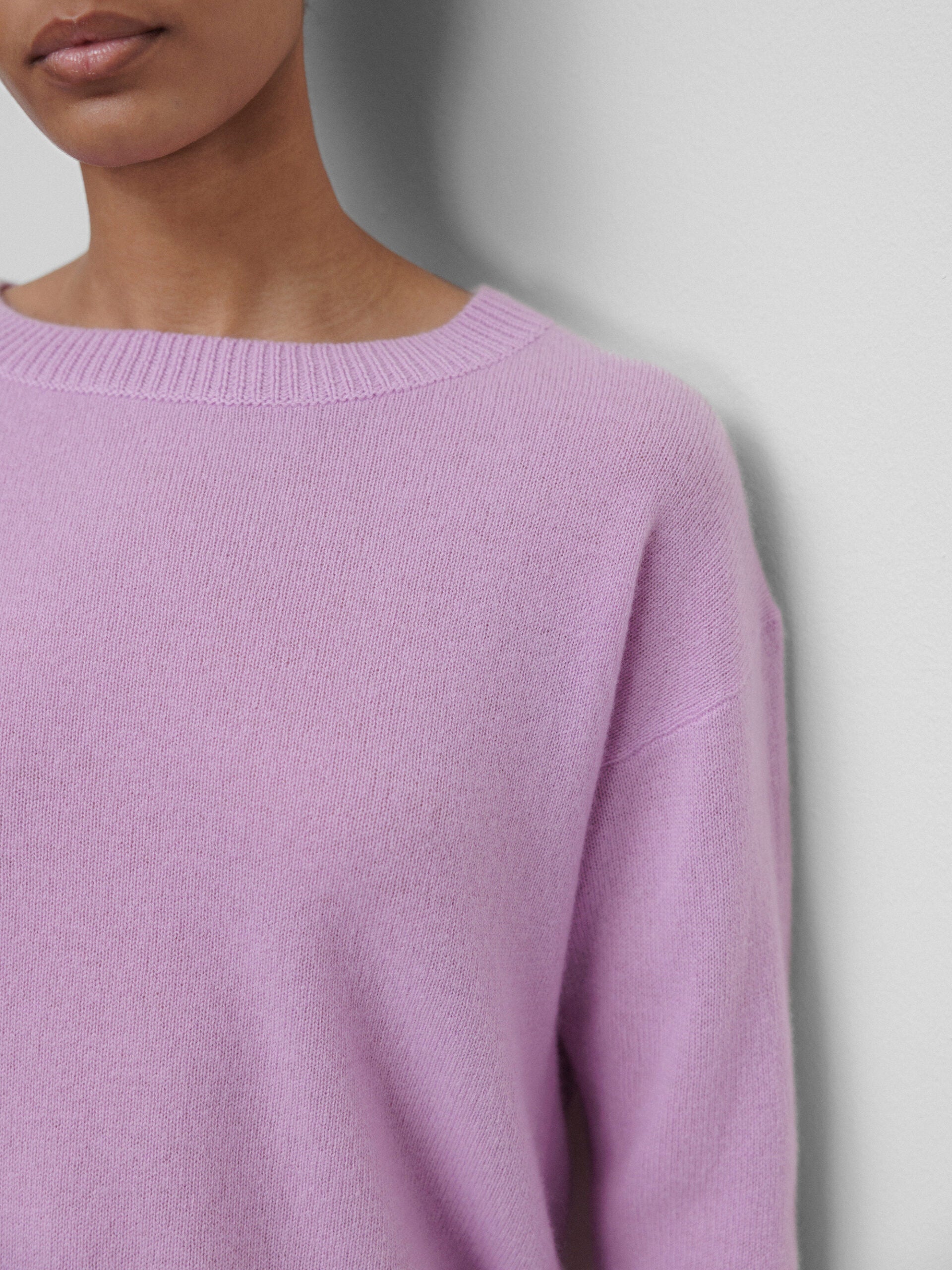 ALLUDE Pullover aus Cashmere Damen (70 FLIEDER)