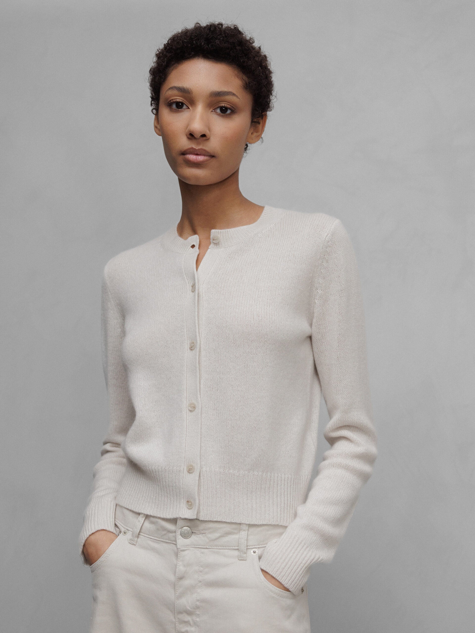 ALLUDE Strickjacke aus Cashmere Damen (40/80 SAND)