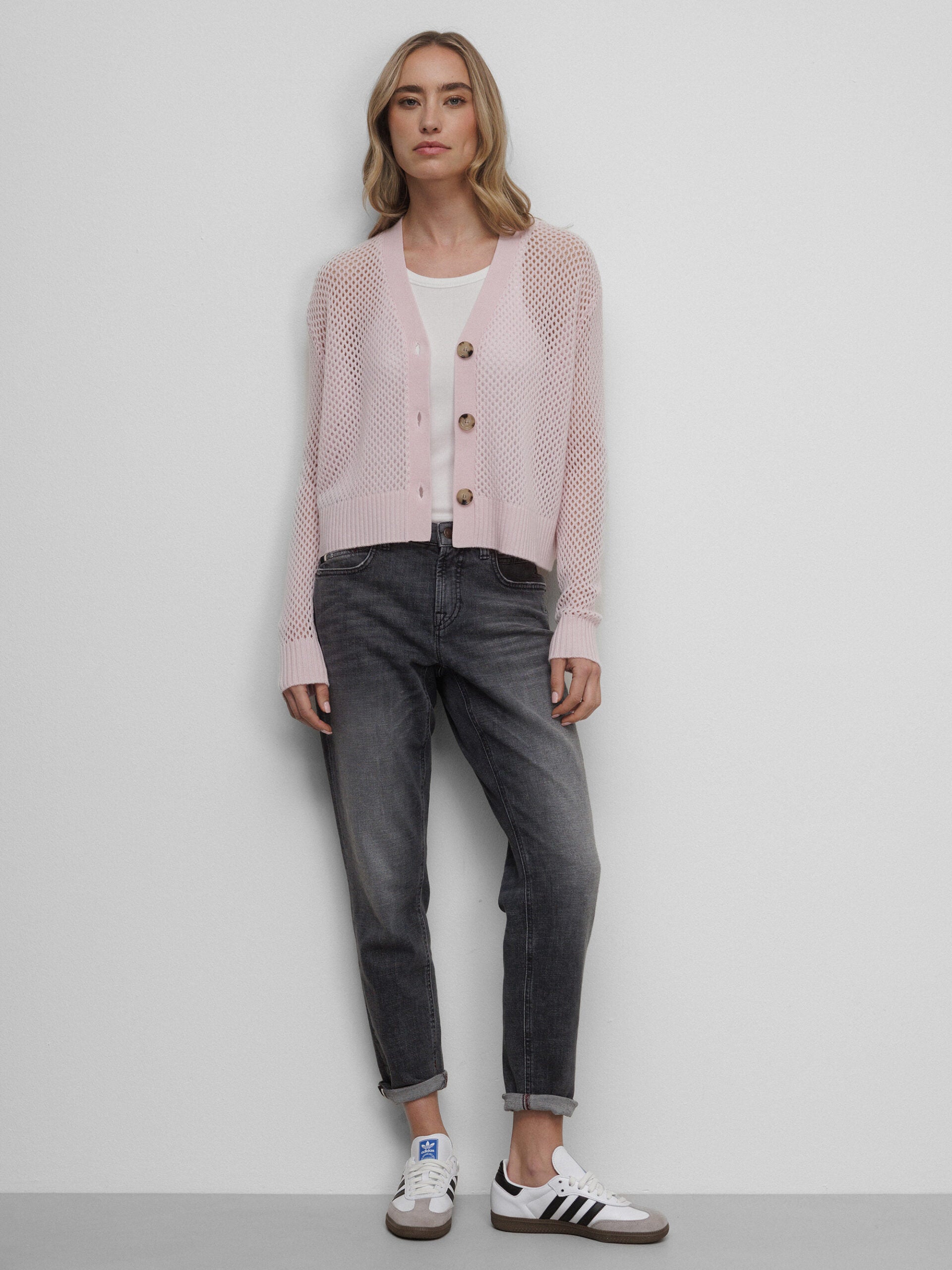 ALLUDE Strickjacke aus Schurwolle Damen (60 ROSE)