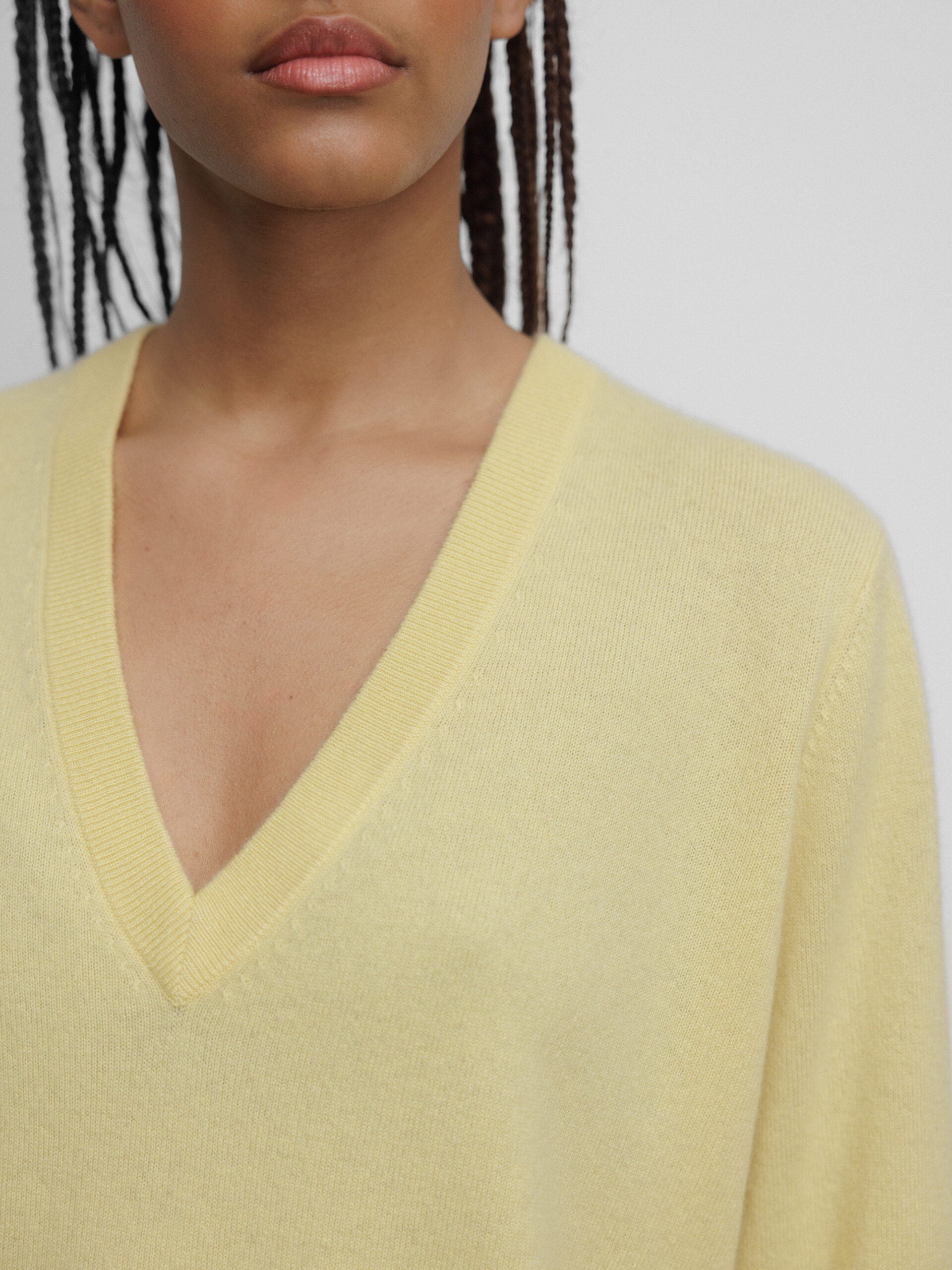 ALLUDE Feinstrickpullover aus Cashmere Damen (21 GELB)