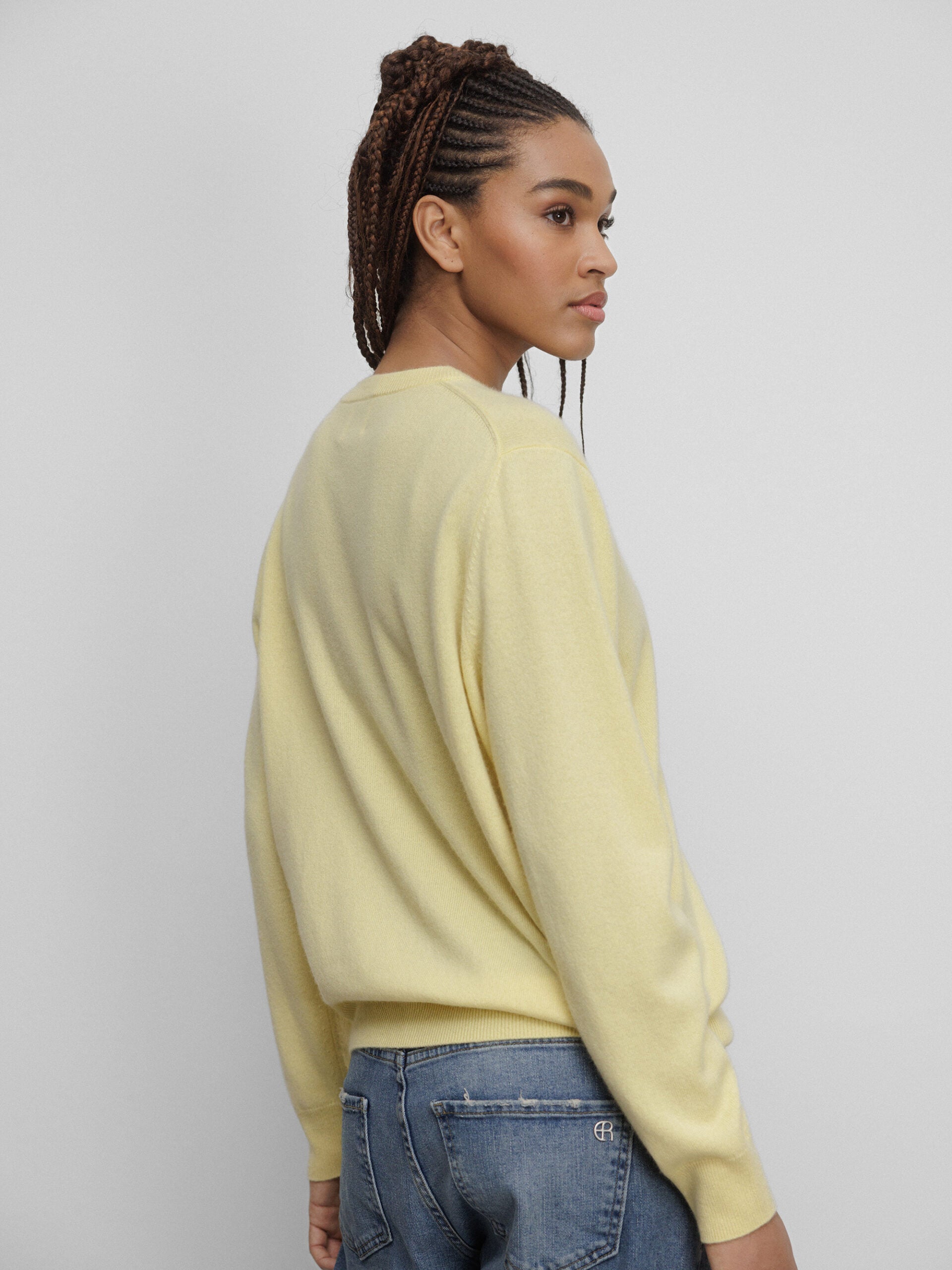 ALLUDE Feinstrickpullover aus Cashmere Damen (21 GELB)