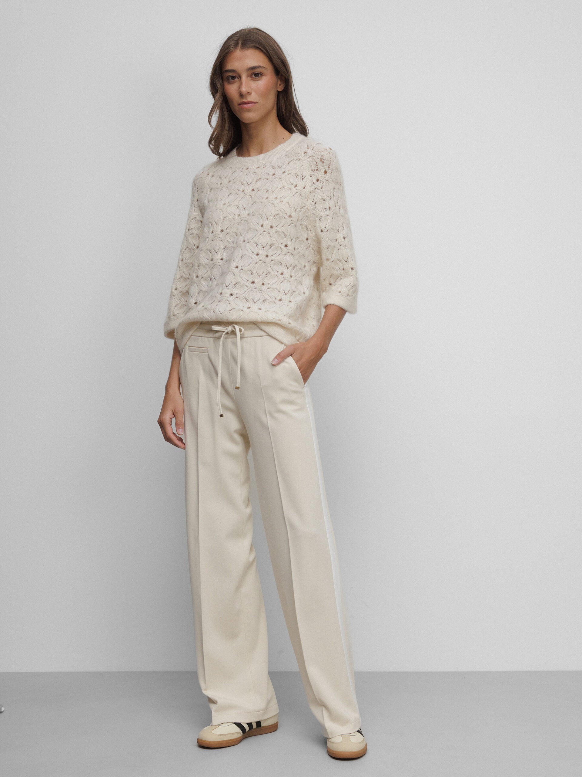 ALLUDE Pullover aus Cashmere Damen (41 NATUR)