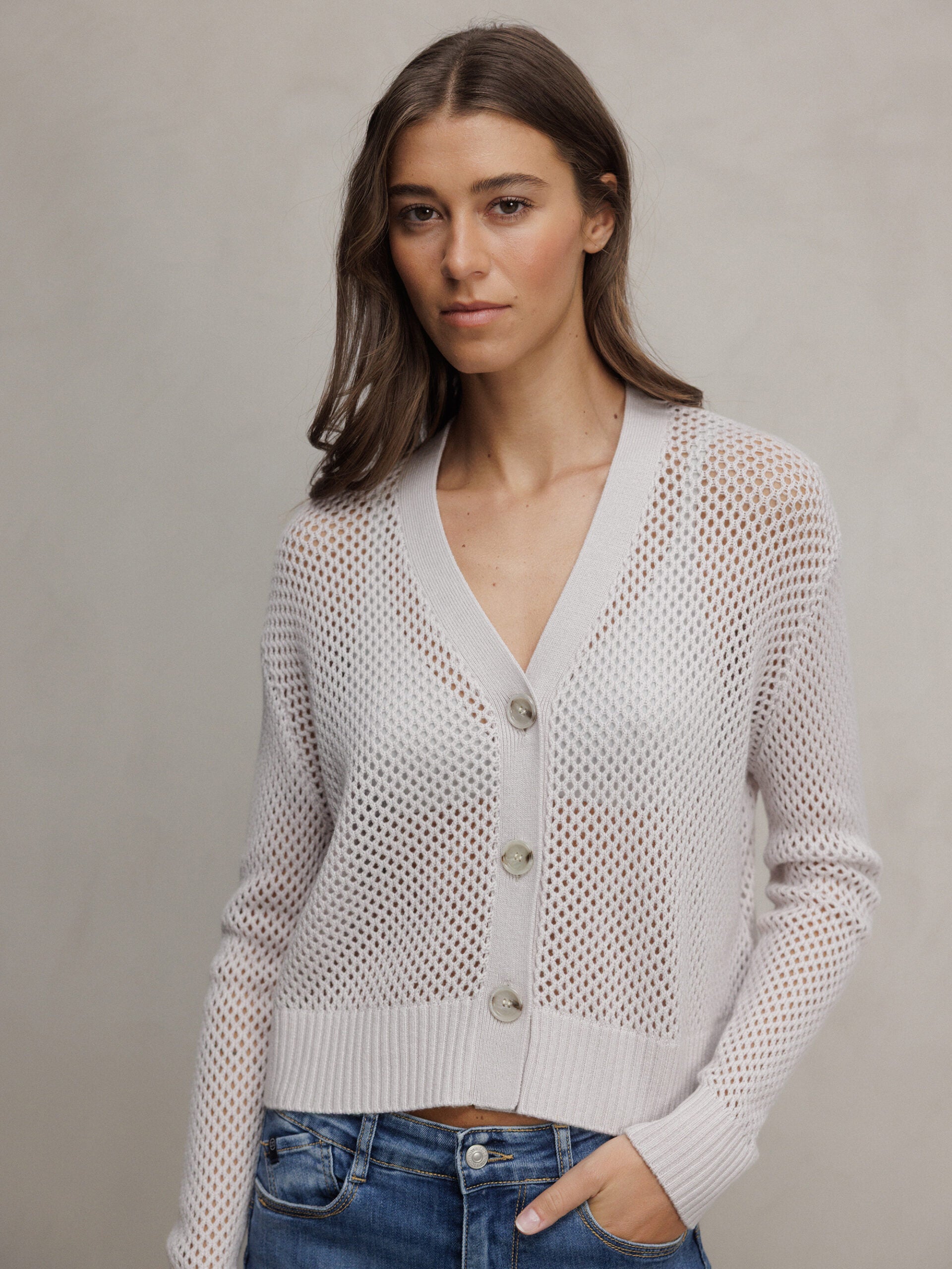 ALLUDE Strickjacke aus Schurwolle Damen (80 STEIN)