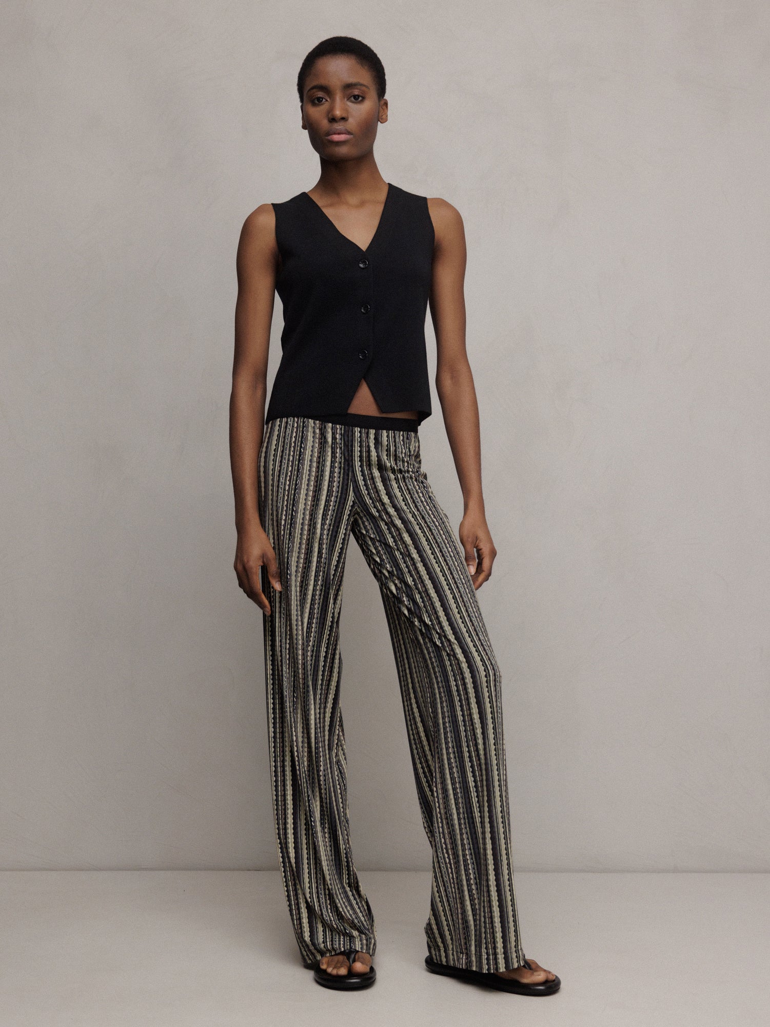 ALLUDE Strickweste Damen (490 SCHWARZ)