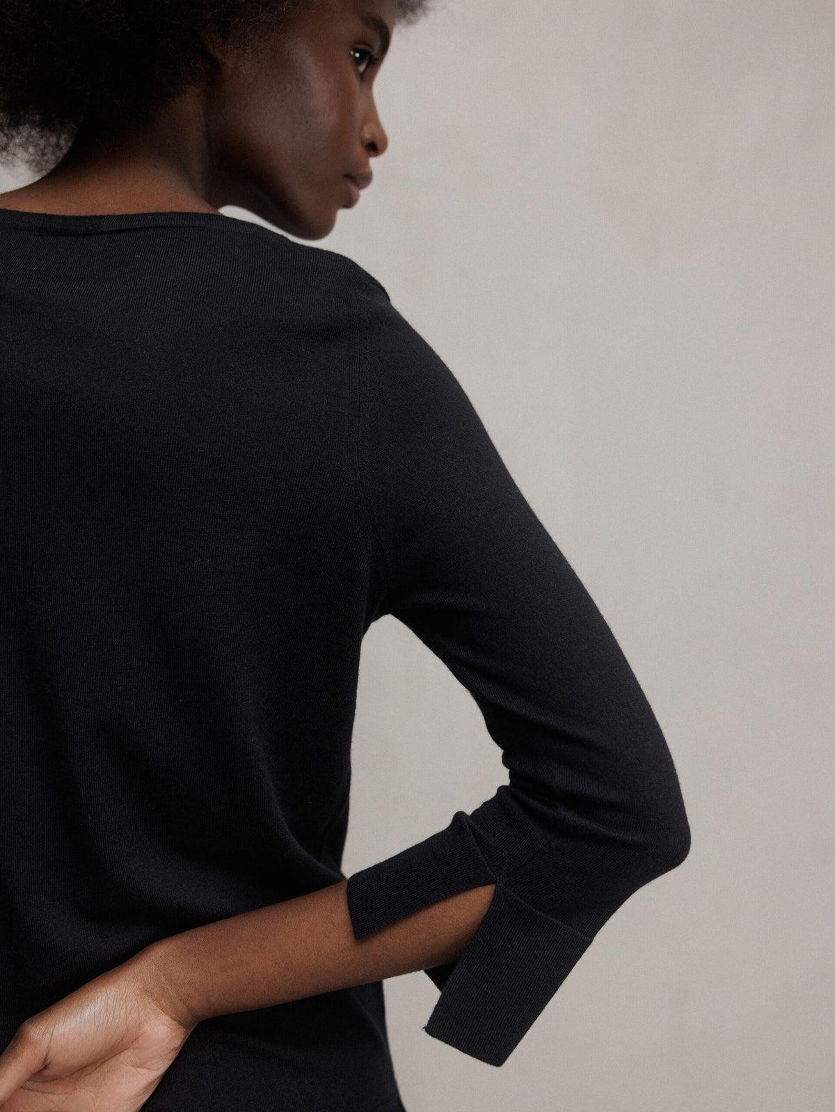 ALLUDE Feinstrickpullover Damen (90 SCHWARZ)