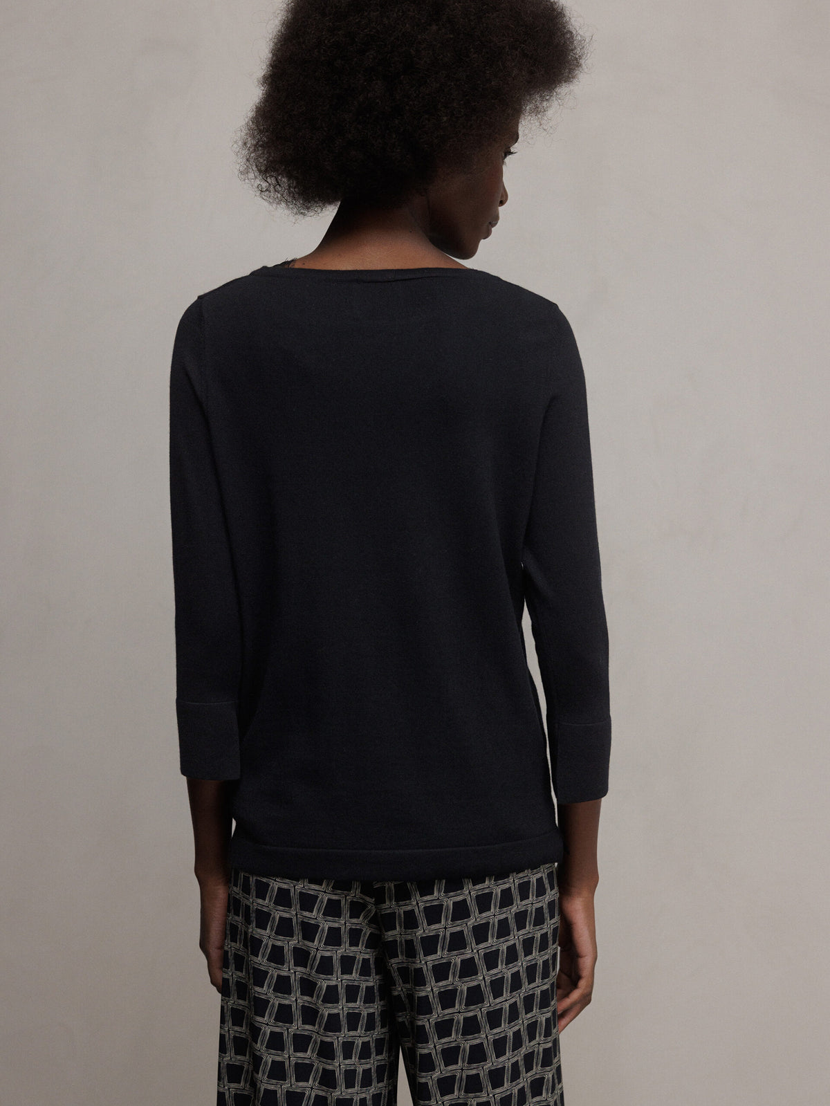 ALLUDE Feinstrickpullover Damen (90 SCHWARZ)