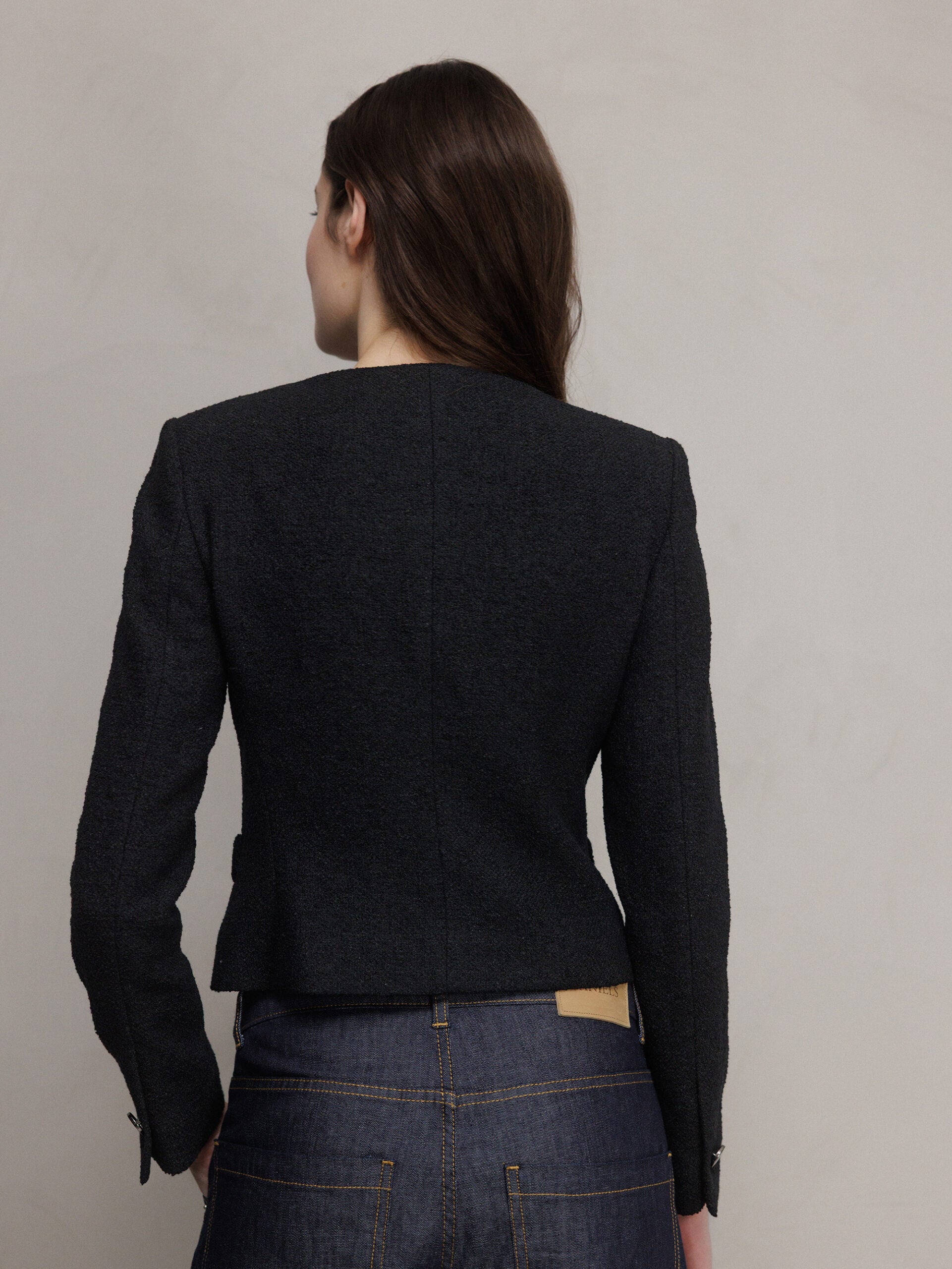 ALLUDE Feinstrickpullover aus Schurwolle Damen (414 NAVY)