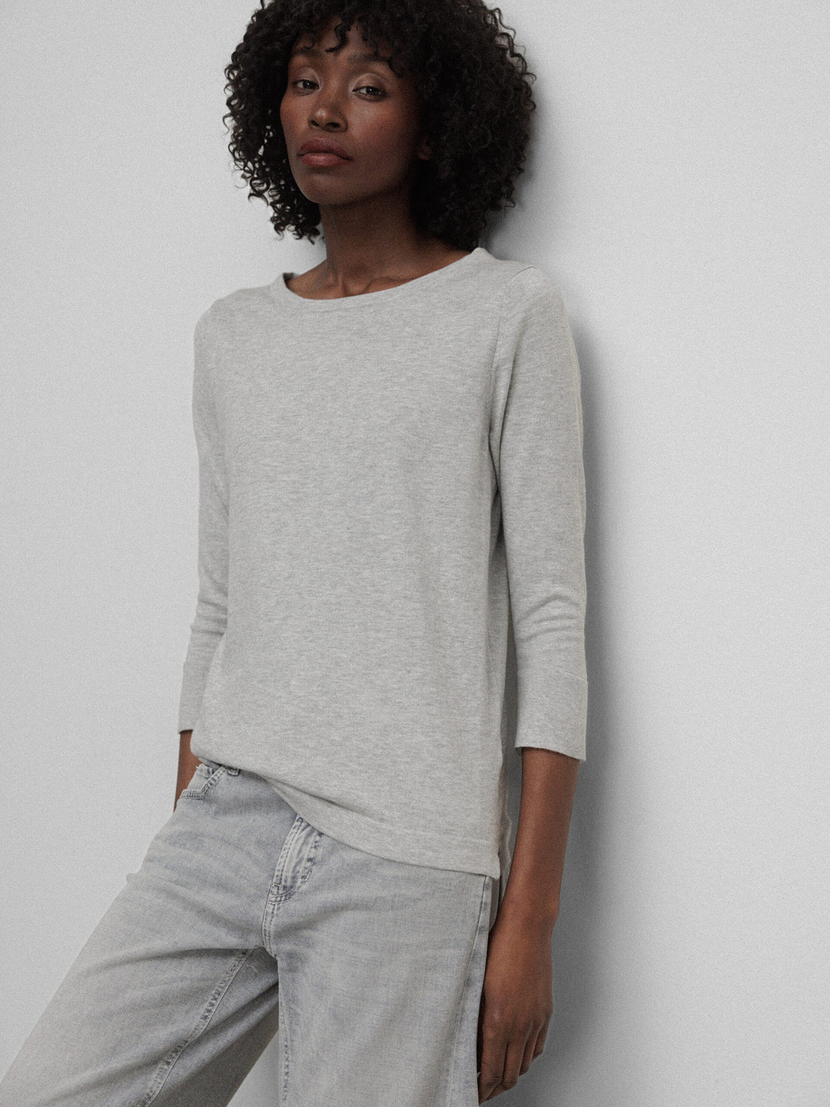 ALLUDE Feinstrickpullover Damen (81 LT GREY MEL)