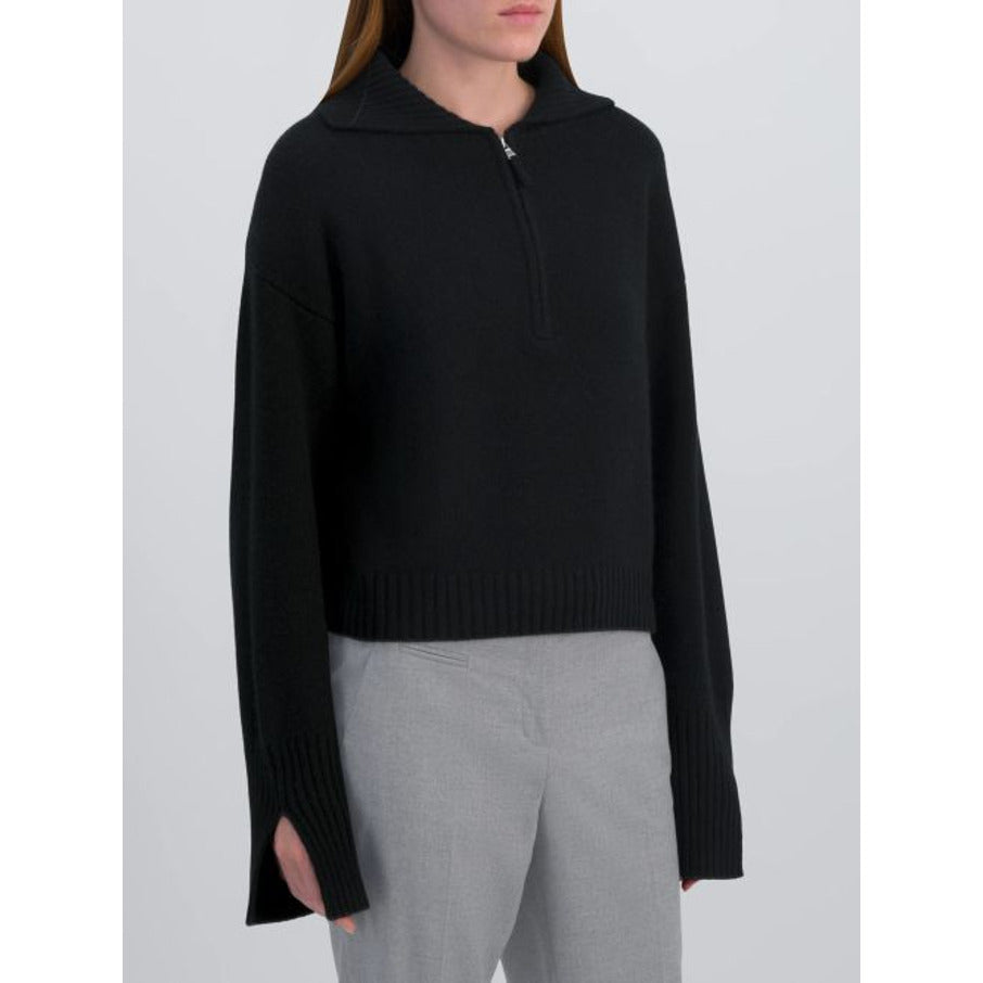 Cashmerepullover schwarz