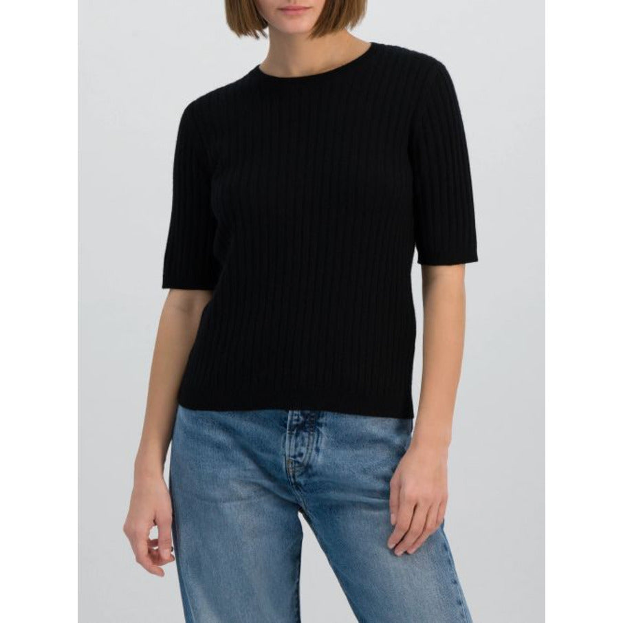 Cashmerepullover schwarz