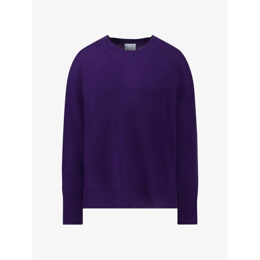 Cashmerepullover violett