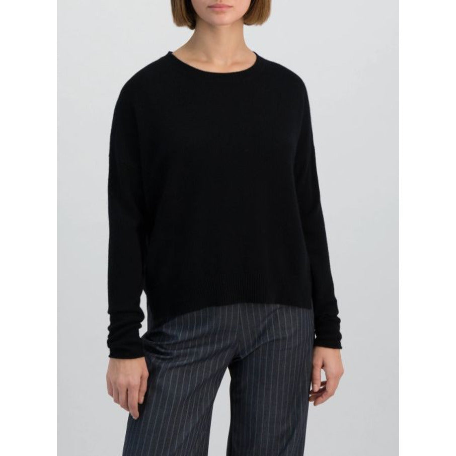 Cashmerepullover schwarz