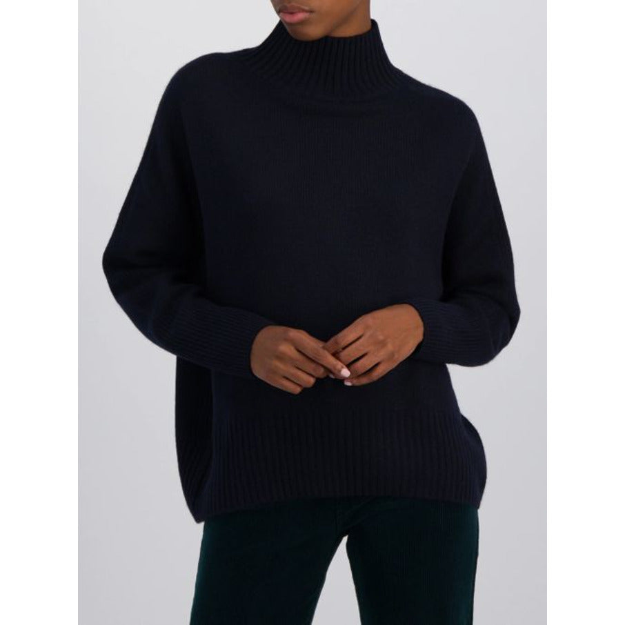 Cashmerepullover dunkelblau