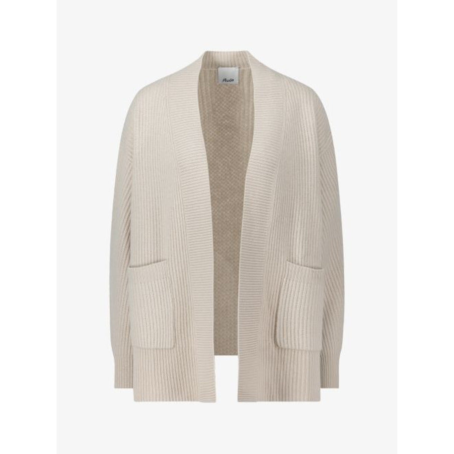 Cashmerestrickjacke beige