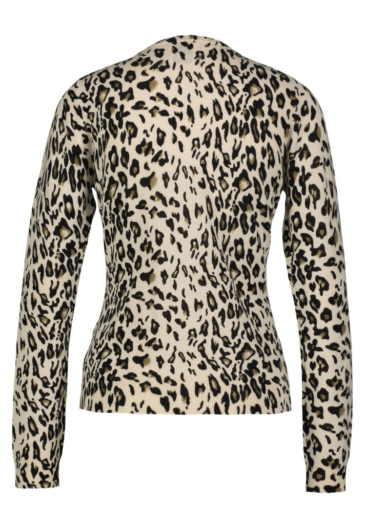 Allude Damen Cardigan aus Wolle mit Kaschmir, blau,