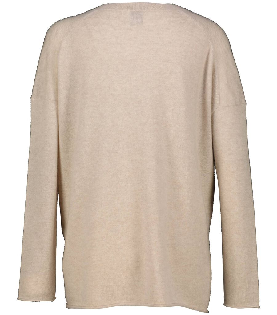 Allude Damen Kaschmirpullover, sand,