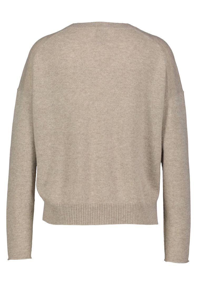Allude Damen Kaschmirpullover, camel,